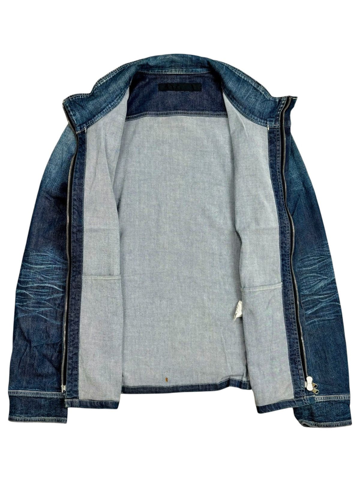 roarguns 2000s Roarguns - Raccagni Zips Vkei Style Denim Jacket Size US M / EU 48-50 / 2 - 2 Thumbnail