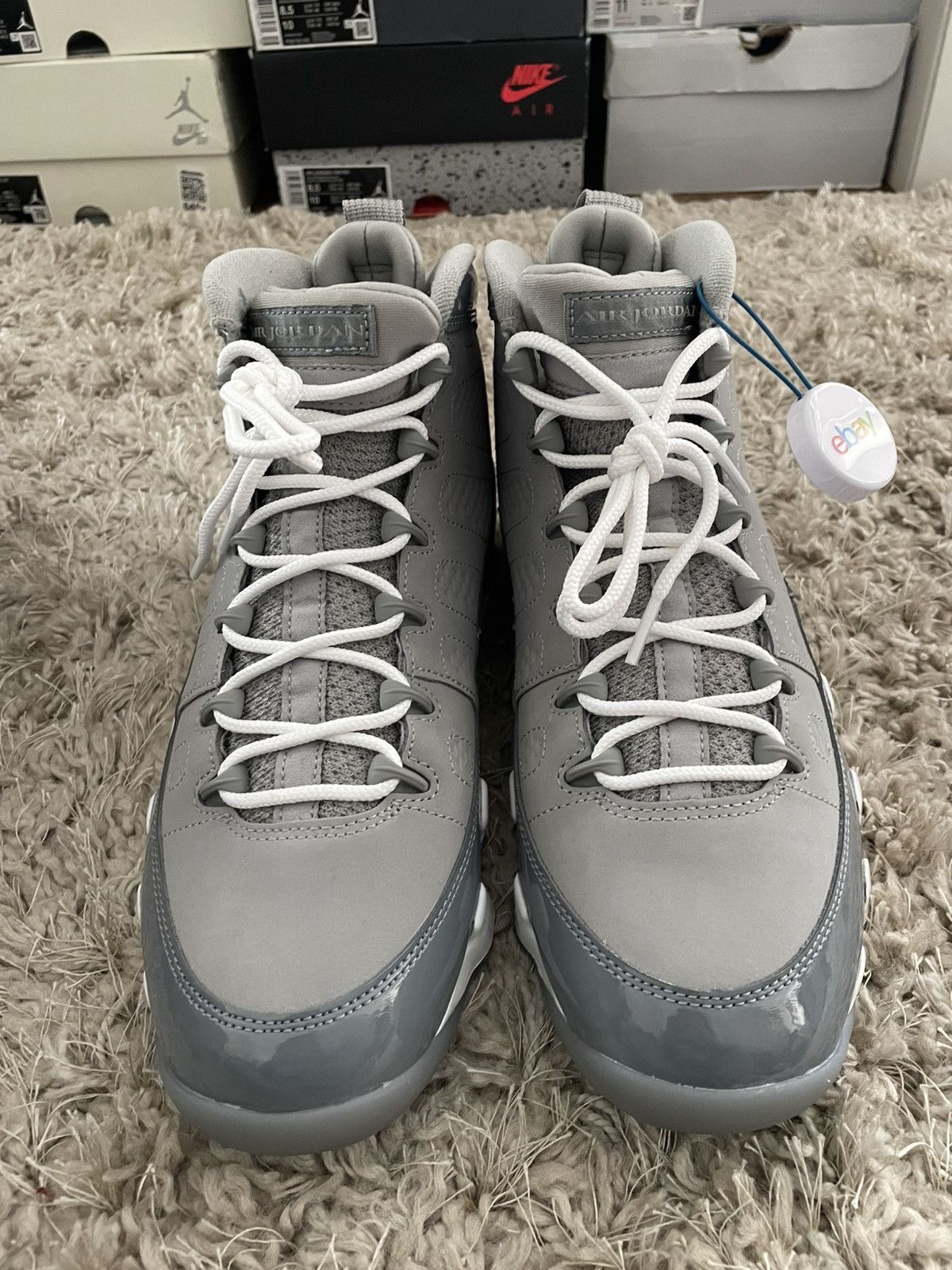 Jordan Brand Jordan 9 Cool Grey Size US 8.5 / EU 41-42 - 4 Thumbnail