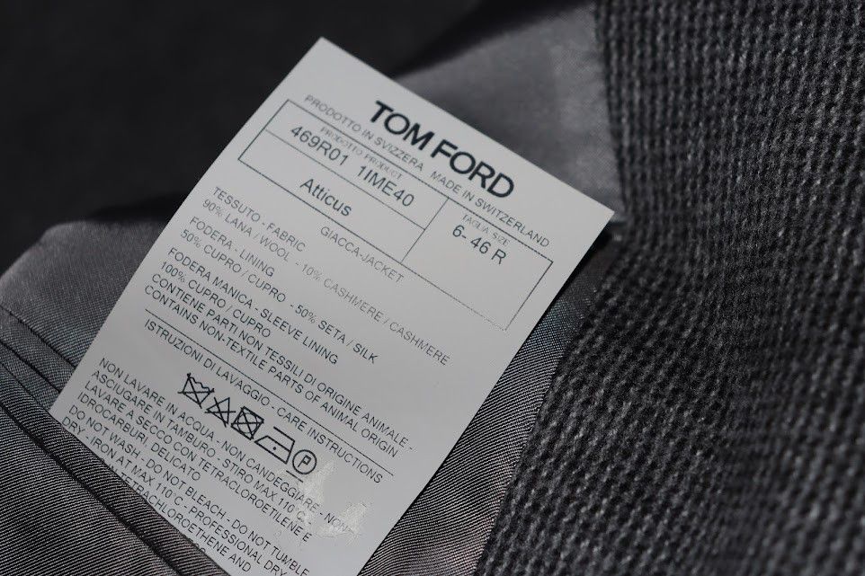 Tom Ford o1rshd1 Atticus Blazer in Grey Size US S / EU 44-46 / 1 - 11 Thumbnail