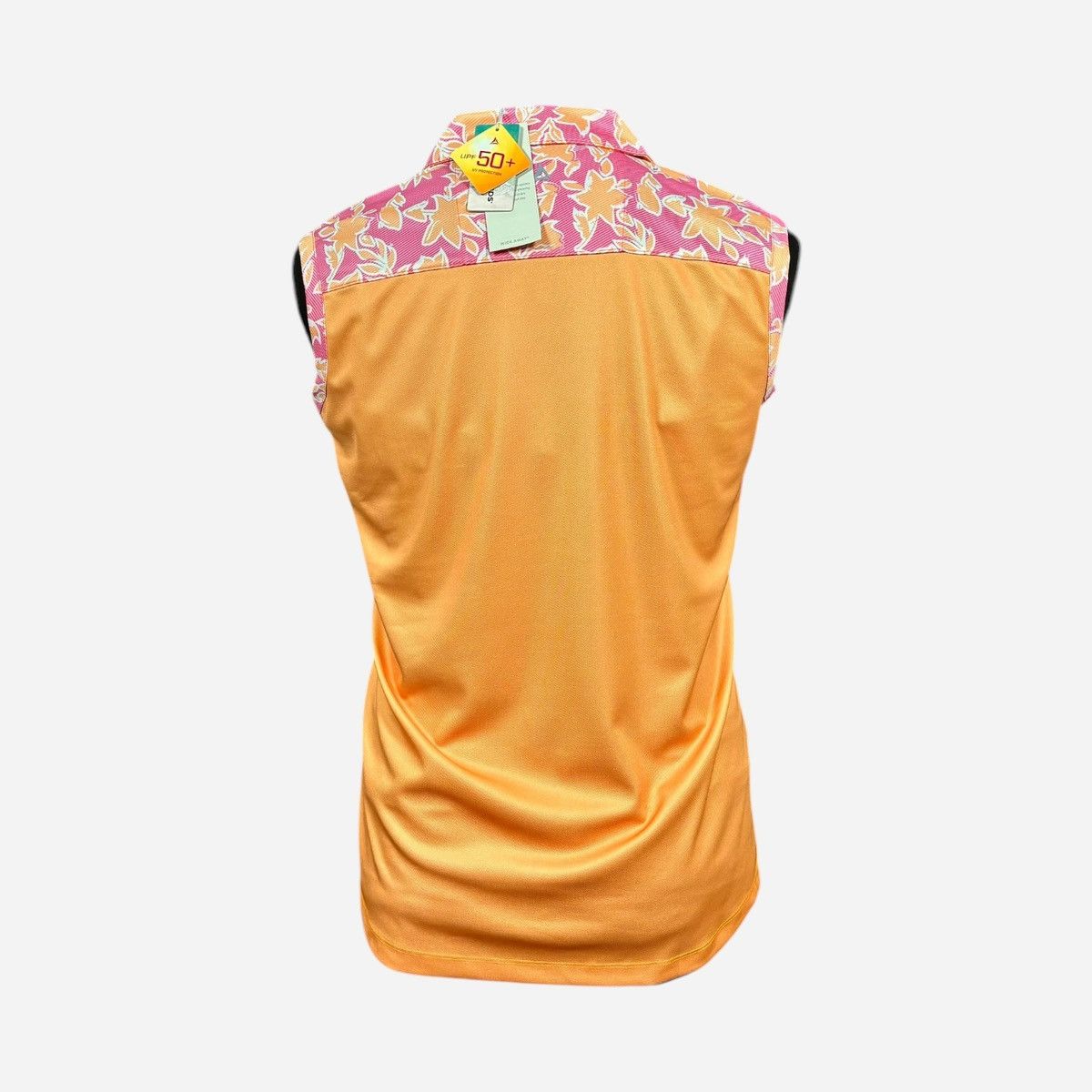 Other Bermuda Sands Women’s Orange Pink Polo Shirt Sz L Size L / US 10 / IT 46 - 2 Thumbnail