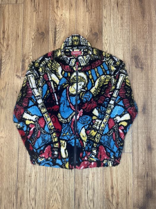 Supreme Supreme/Saint Michael fleece jacket/28561 - 824 311 | Grailed