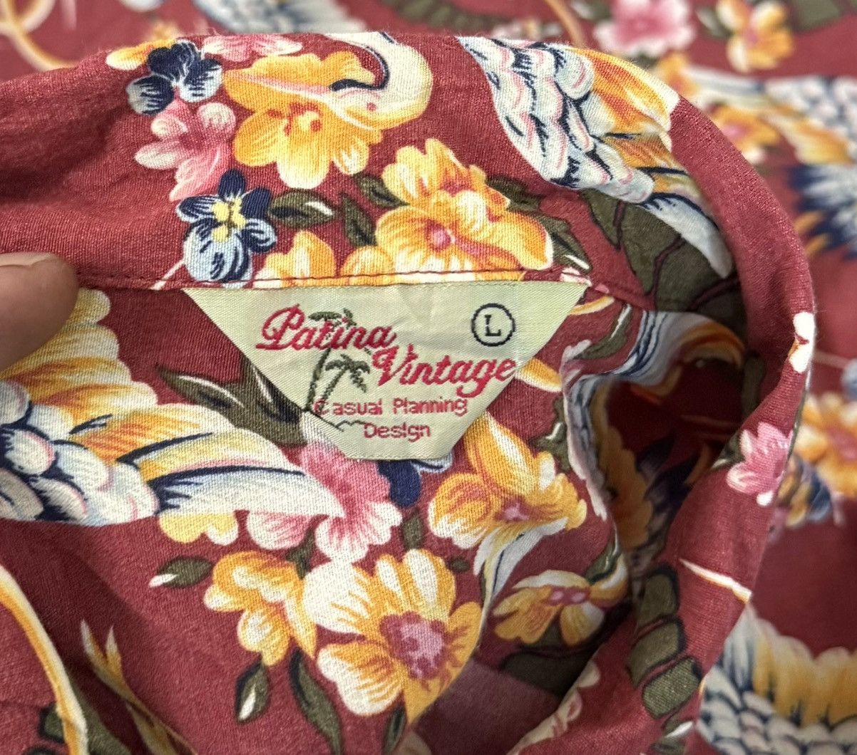 Vintage Patina Vintage Hawaiian Rayon Size US L / EU 52-54 / 3 - 8 Thumbnail