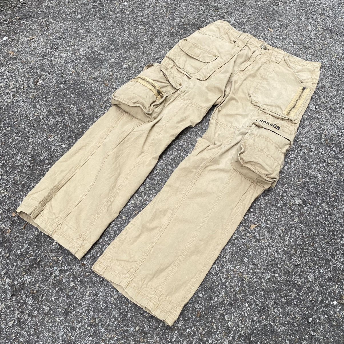 Japanese Brand Multipocket Cargo Pants Authentic Twills LGB Size US 33 - 2 Thumbnail