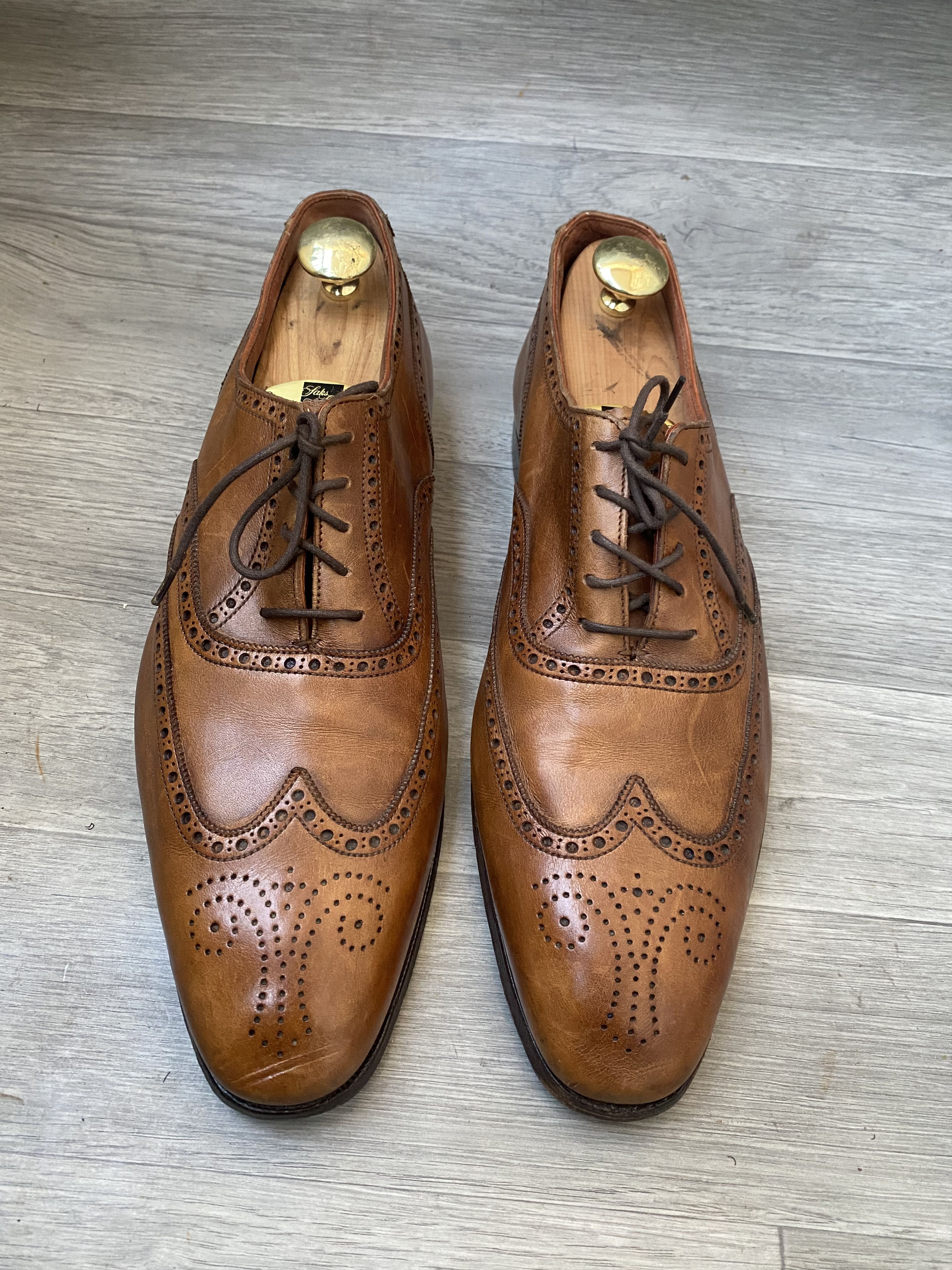 Crockett & Jones Crockett and jones clifford brouges wingtip oxford shoes Size US 12.5 / EU 45-46 - 1 Thumbnail