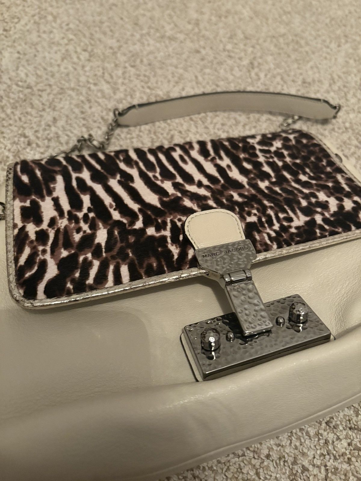 Marc Jacobs Marc Jacobs Safari Large Bag Ivory/Zebra Size ONE SIZE - 2 Thumbnail