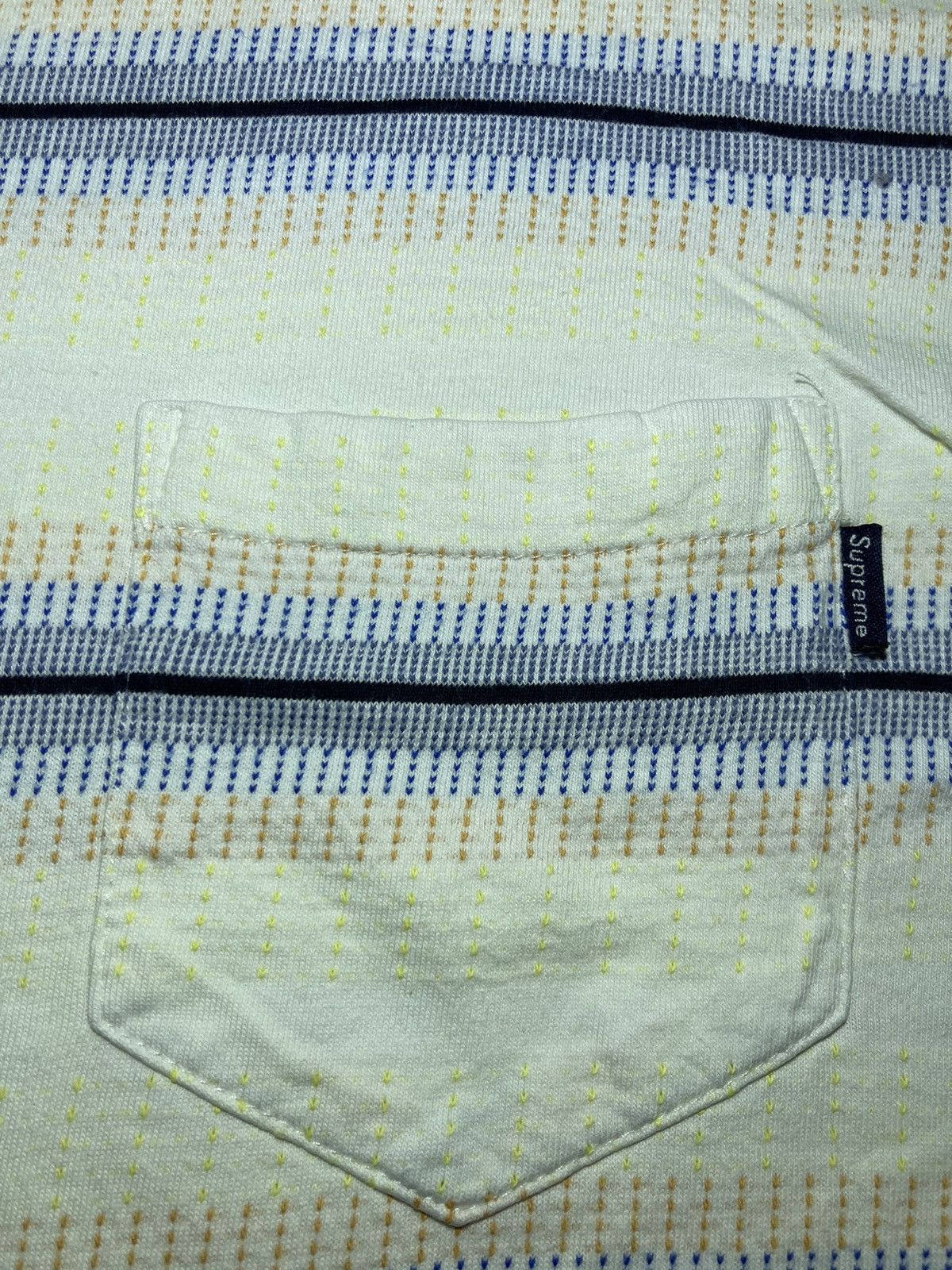 Supreme 2005 Supreme Striped Pocket Shirt Medium Vintage 2000s Black Size US M / EU 48-50 / 2 - 6 Thumbnail