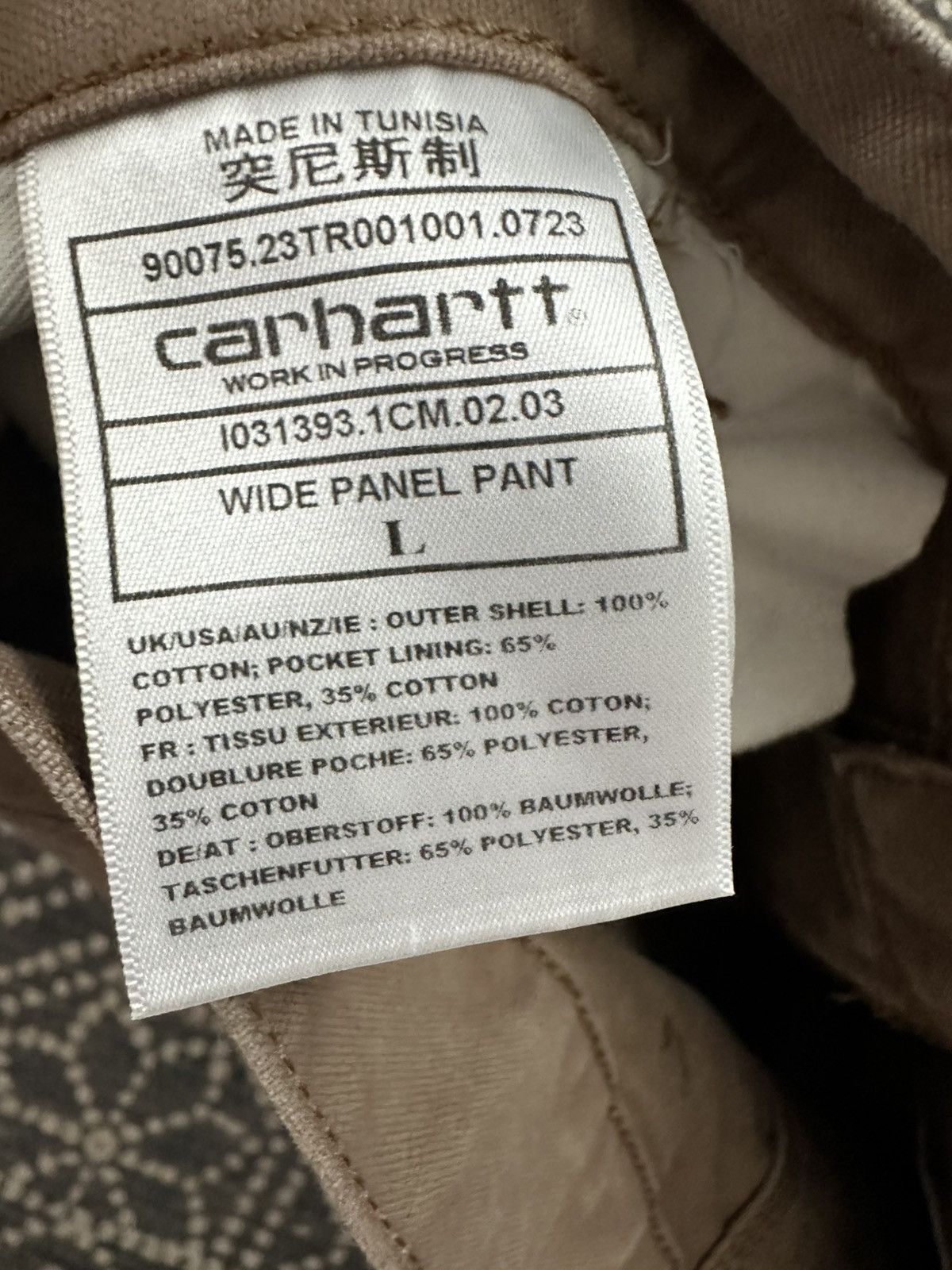 Carhartt Wip Carhartt WIP Wide Panel Pant Size US 34 / EU 50 - 5 Thumbnail