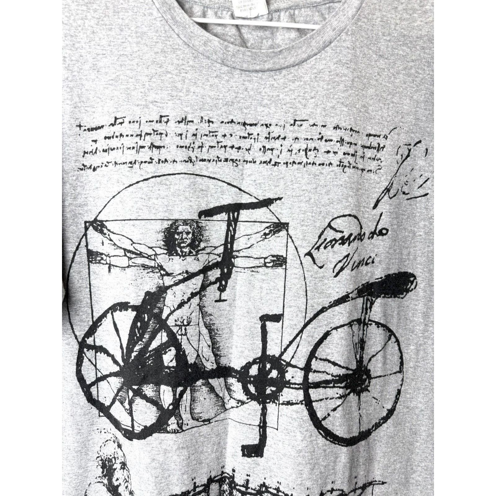 Vintage Rare Vintage Leonardo da Vinci Italy Made T Shirt Size US L / EU 52-54 / 3 - 2 Thumbnail
