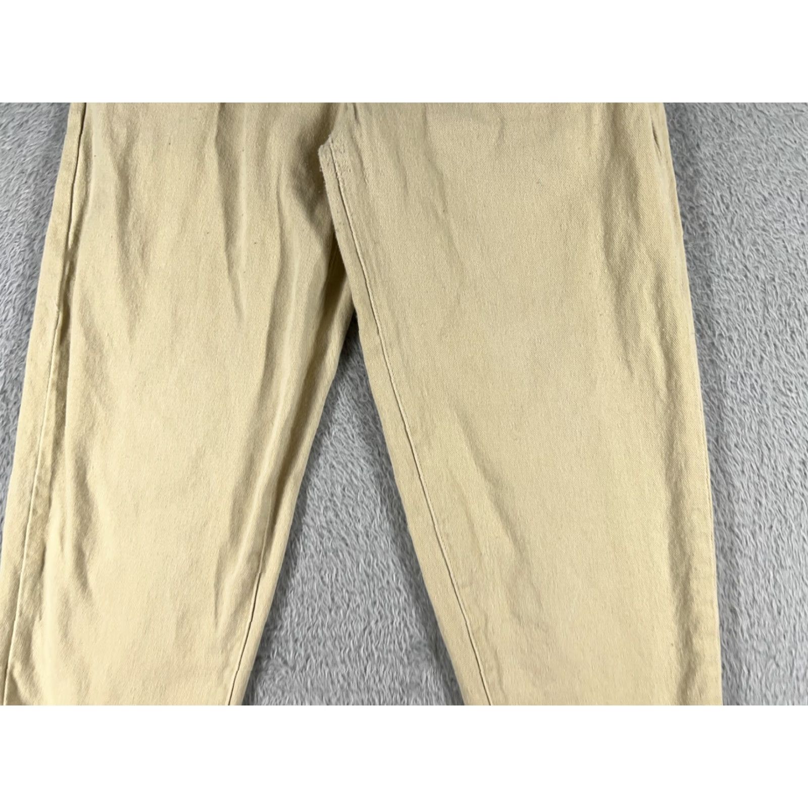 Shein Shein Pants Jeans Womens 26 Yellow Denim Tapered Pleated Cotton Poly Blend 26x26 Womens Size 26" / US 2 / IT 38 - 3 Thumbnail