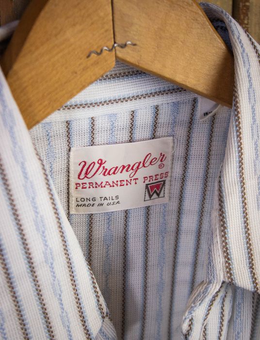 Vintage Vintage Wrangler Striped Pearl Snap Western Shirt 70s | Grailed