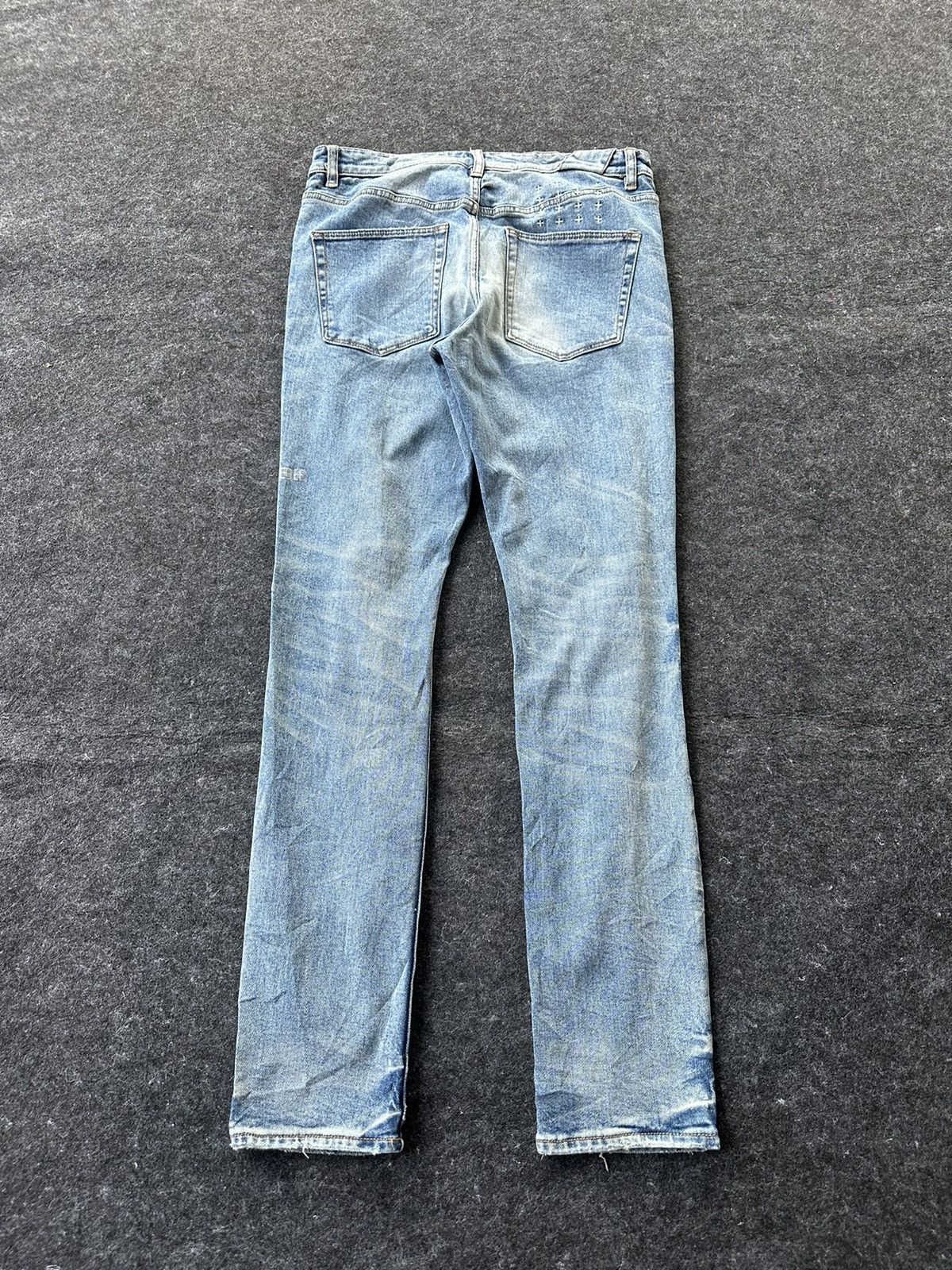 Ksubi Ksubi Skinny Stretchable Distressed Slim Denim 32x32 D378 Size US 32 / EU 48 - 3 Thumbnail