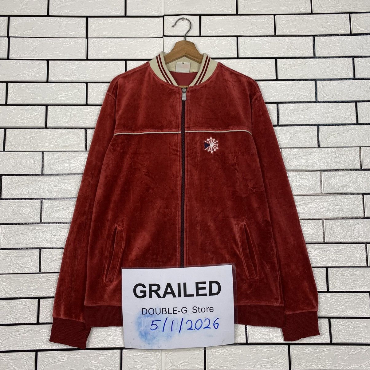 Reebok 📌Vintage Velvet Bomber Jacket Reebok Classic Size US L / EU 52-54 / 3 - 1 Thumbnail