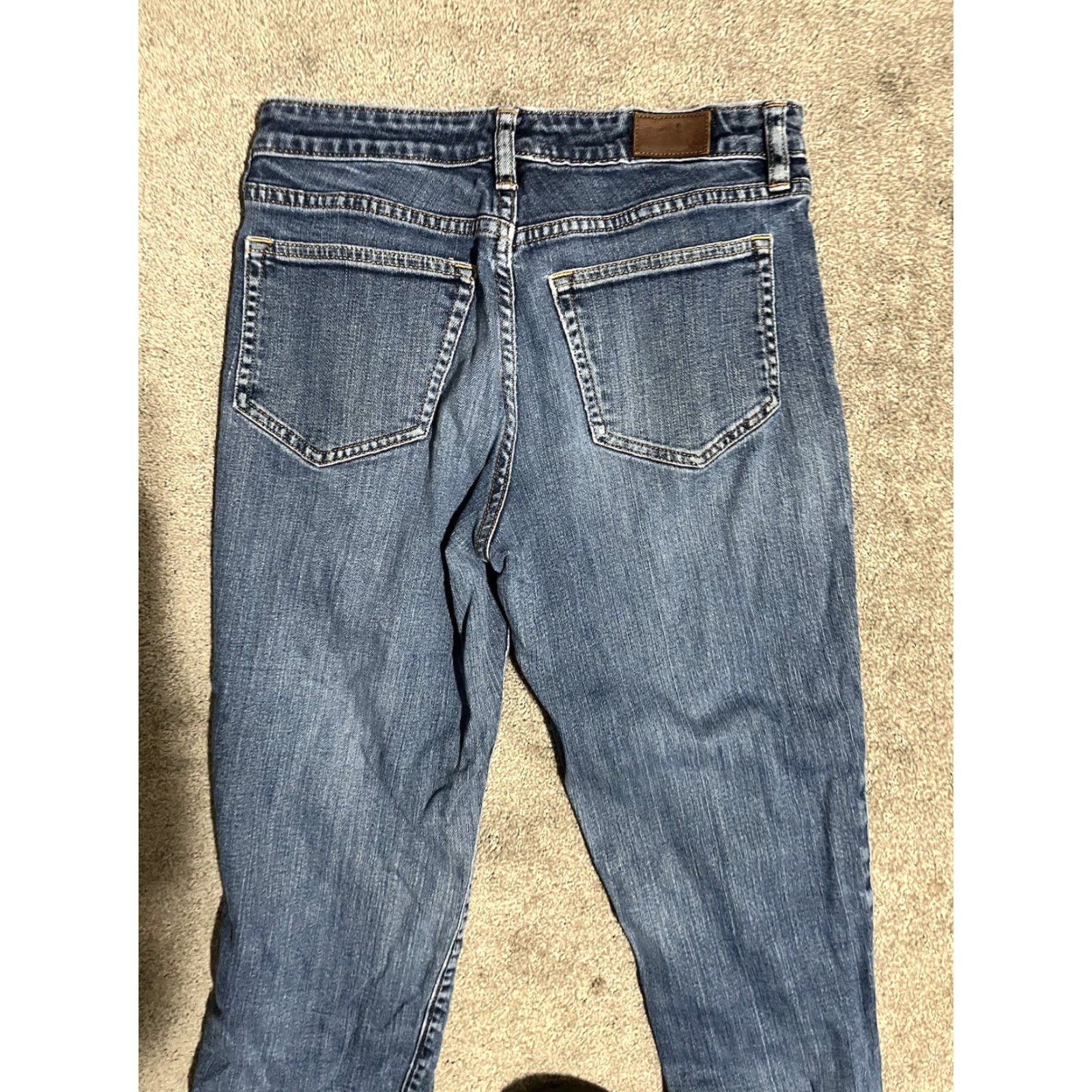 Lands' End Lands End Jeans 4 Blue Denim Mid Rise Straight Leg Preppy Classic School Womens Size 27" / US 4 / IT 40 - 2 Thumbnail