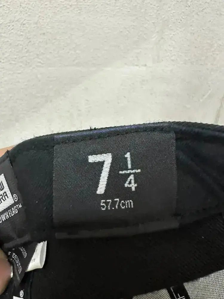 Yohji Yamamoto Sz 7.1/4 Leather Joint Logo Baseball Hat Size ONE SIZE - 6 Thumbnail