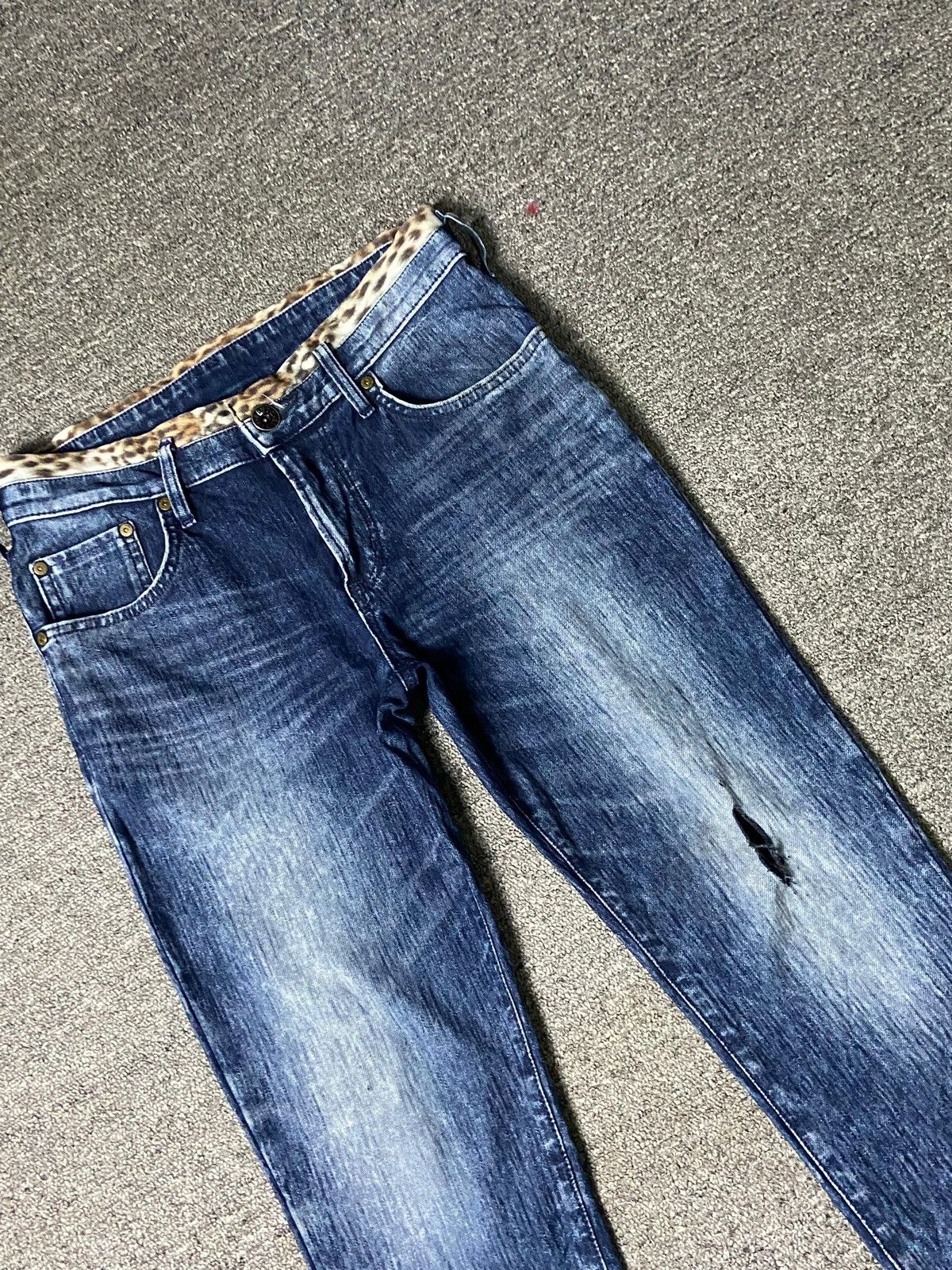 Edwin × Japanese Brand × Vintage Vintage EDWIN Slim Fit Cut Denim Jeans (132) Size US 30 / EU 46 - 6 Thumbnail
