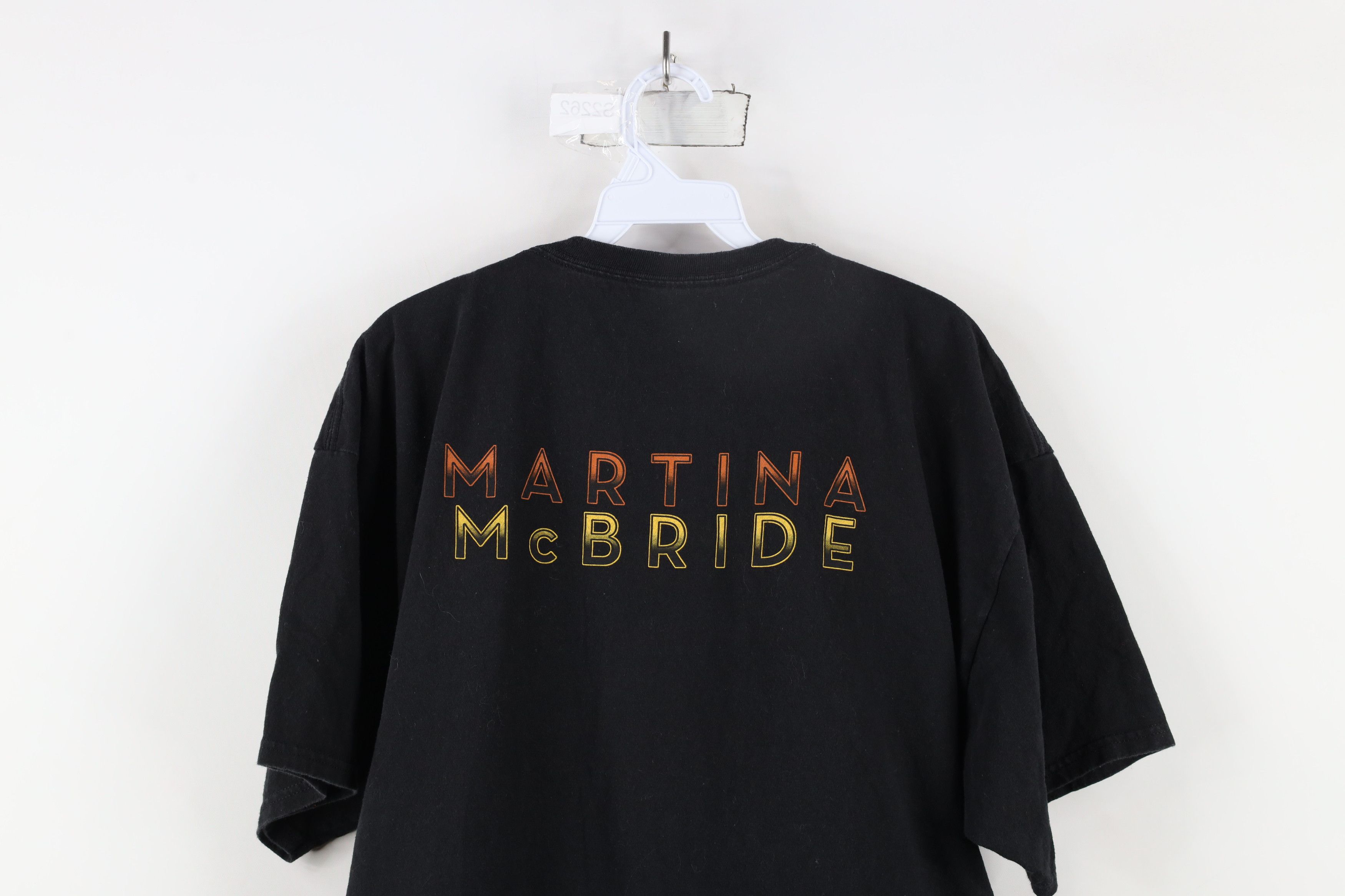 Vintage Vintage Y2K Martina McBride Band Short Sleeve T-Shirt Black Size US XXL / EU 58 / 5 - 10 Thumbnail