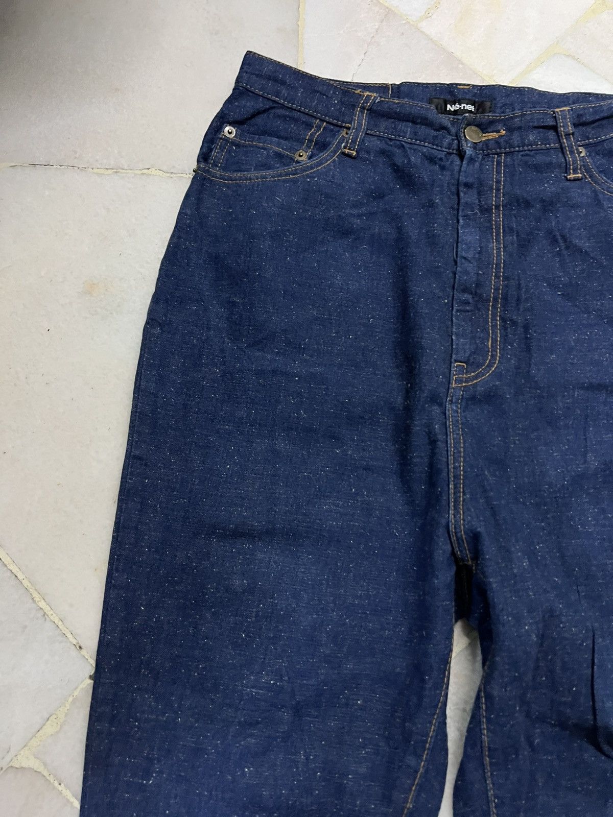 Issey Miyake 💥Best Offer💥Ne-Net By Issey Miyake Denim Drop Crotch Jean Size US 30 / EU 46 - 7 Thumbnail