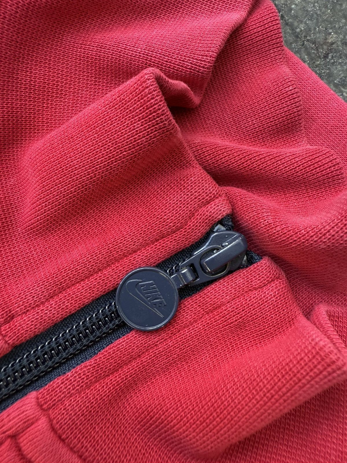 Nike × Vintage 90’s NIKE RARE SWOOSH BIG BACK LOGO Y2K RETRO 1/4ZIP HOODIE Size US M / EU 48-50 / 2 - 12 Thumbnail