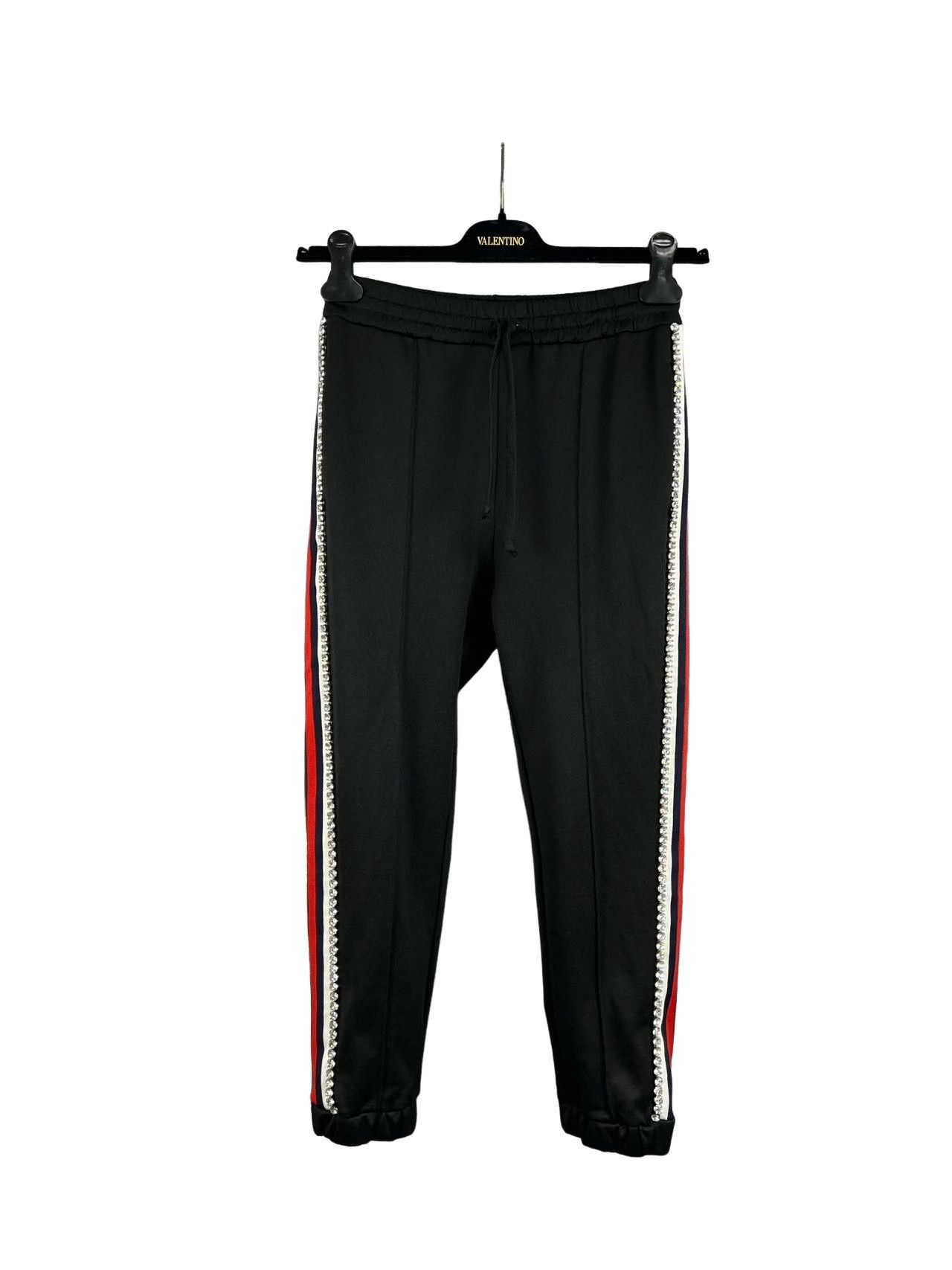 Gucci Gucci Rhinestone Stripe Technical Sweatpants XS Size US 28 / EU 44 - 1 Thumbnail
