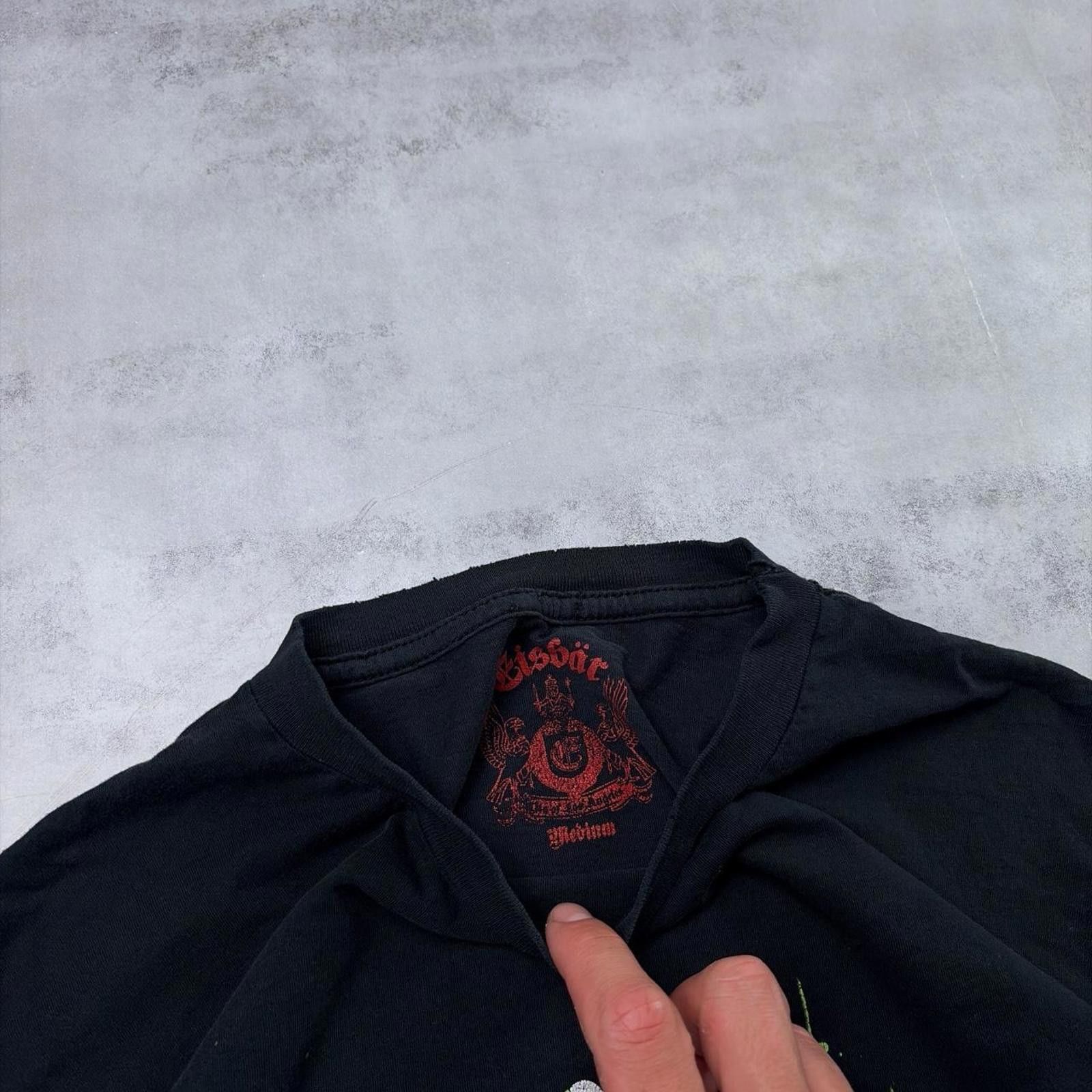 Other Y2K Black Fisbar Grunge Gothic Distressed Skater T-Shirt Size US M / EU 48-50 / 2 - 5 Thumbnail