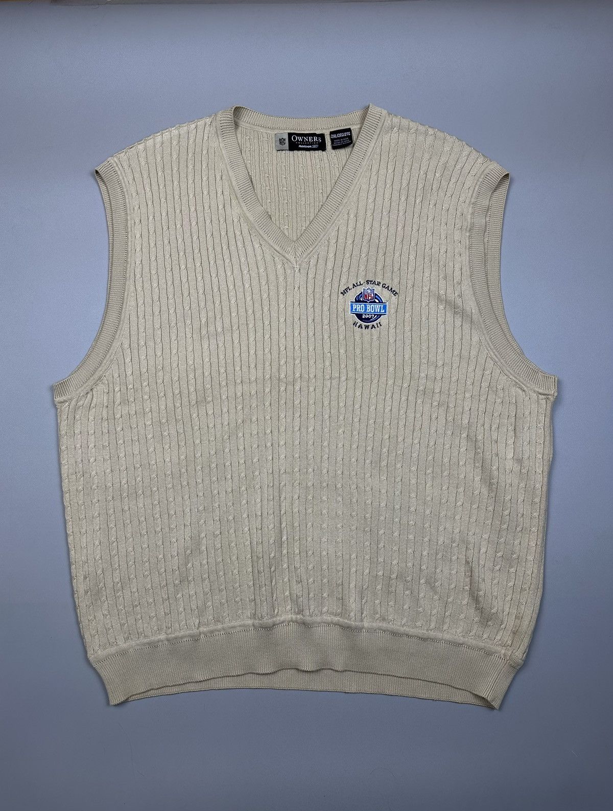 NFL × Reebok Vintage Knit V Neck Vest NFL Pro Bowl 2007 Reebok Size US XXL / EU 58 / 5 - 1 Thumbnail
