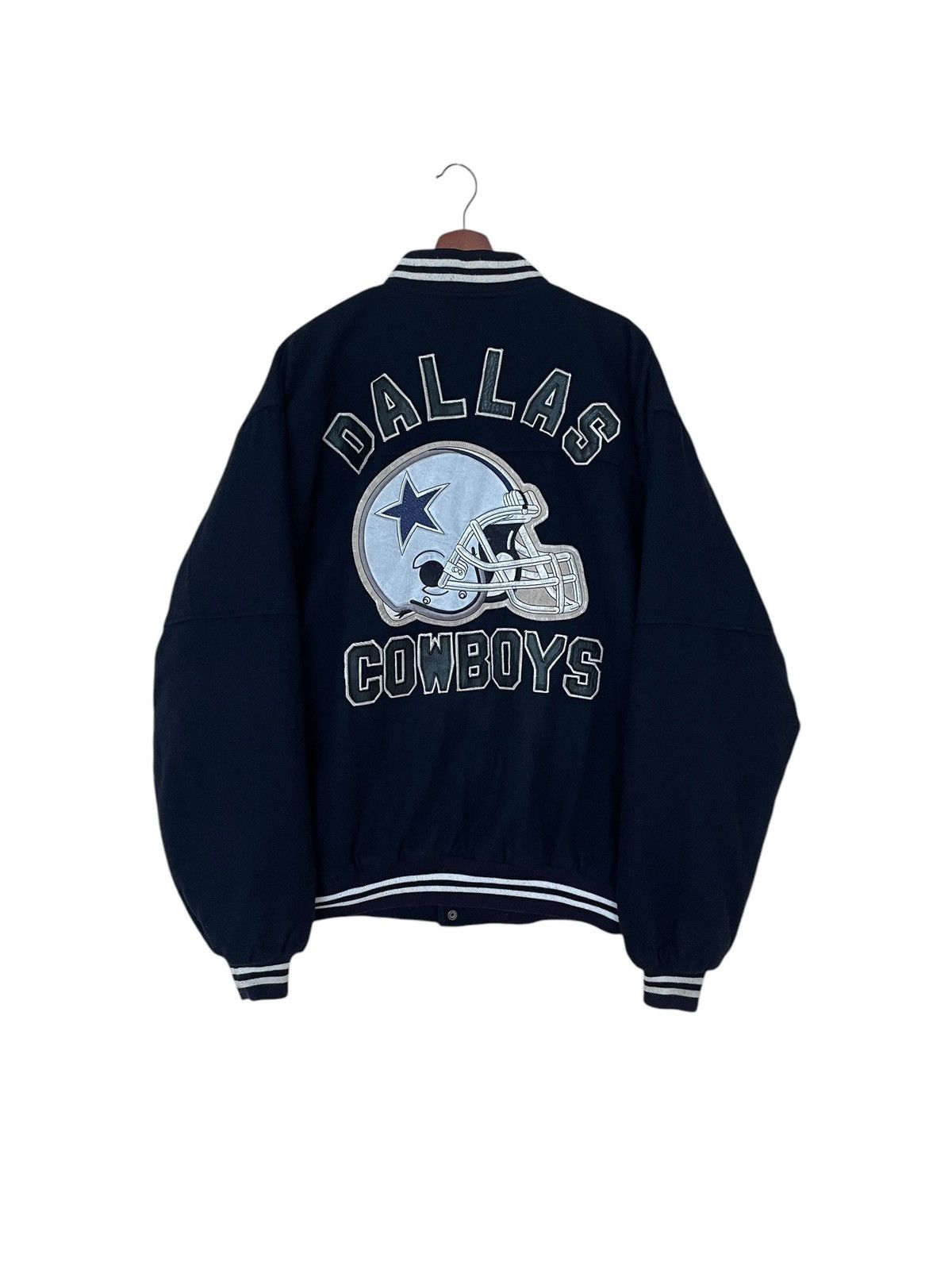 NFL × Vintage Vintage NFL Team Dallas Cowboys Varsity Jacket 1990s Size US L / EU 52-54 / 3 - 2 Thumbnail