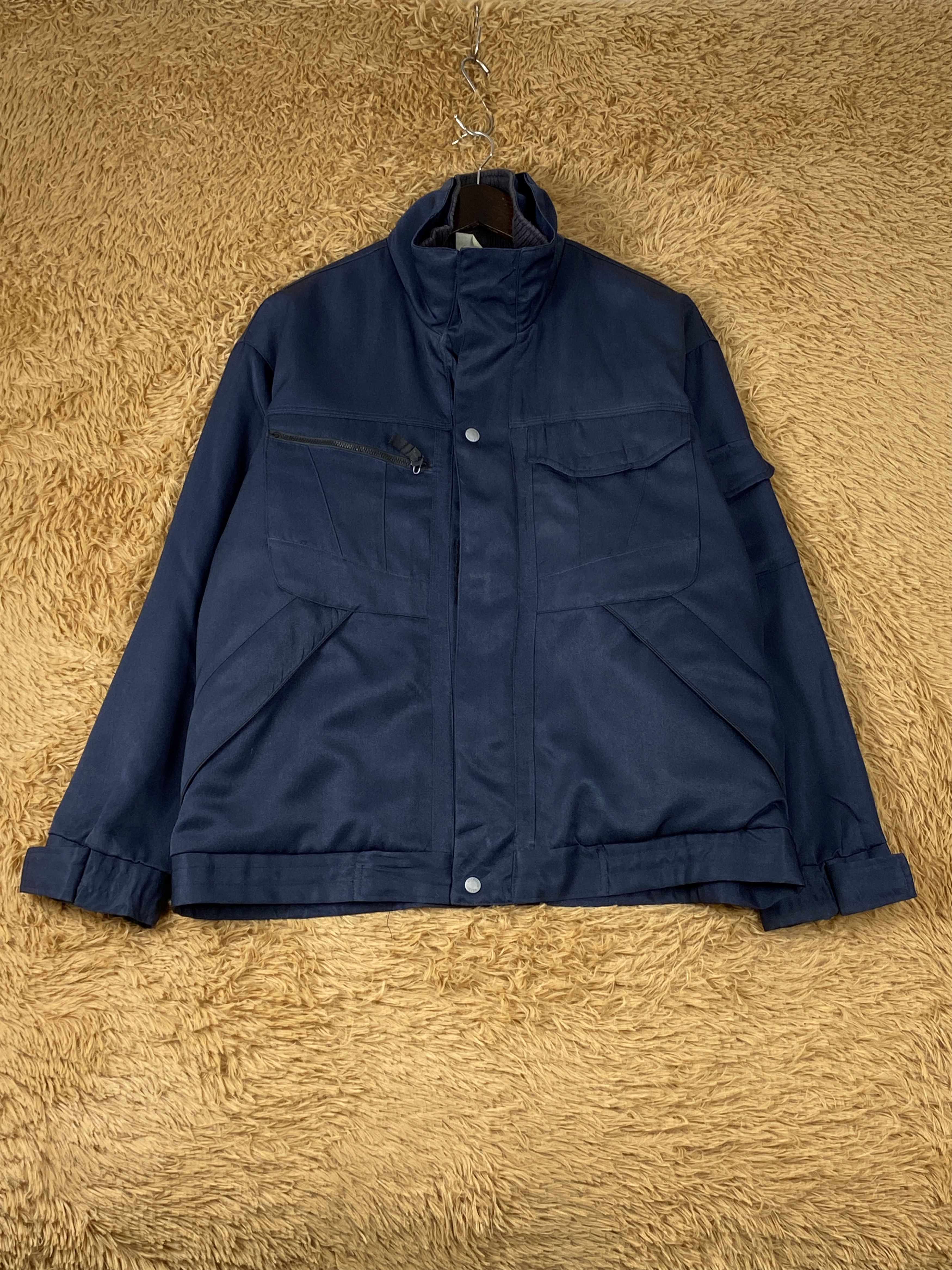 Japanese Brand Vintage Albic Workwear Jacket J1919 Size US L / EU 52-54 / 3 - 1 Thumbnail
