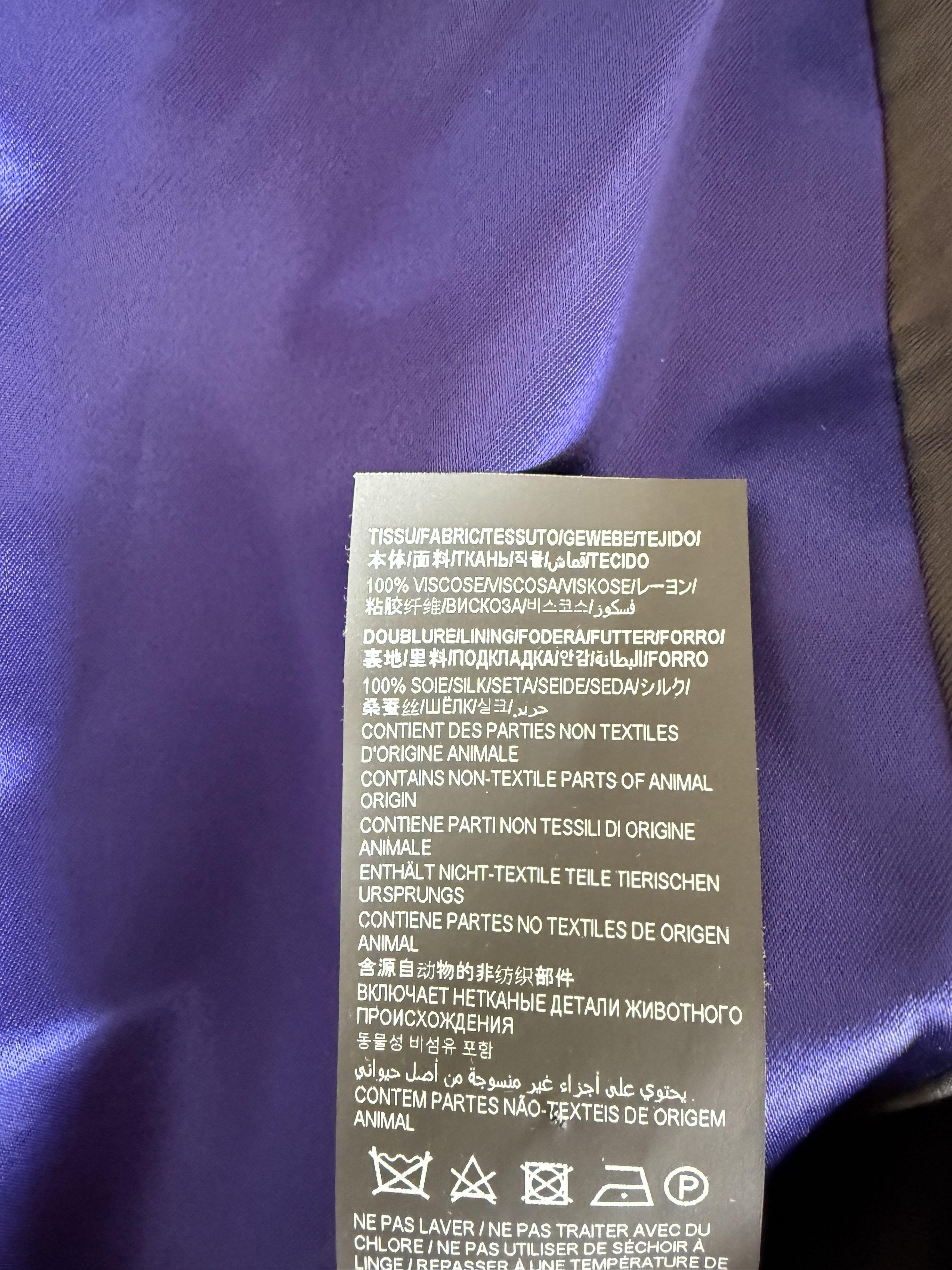 Saint Laurent Paris SS22' Saint Laurent Satin Purple Overcoat Size US M / EU 48-50 / 2 - 15 Thumbnail