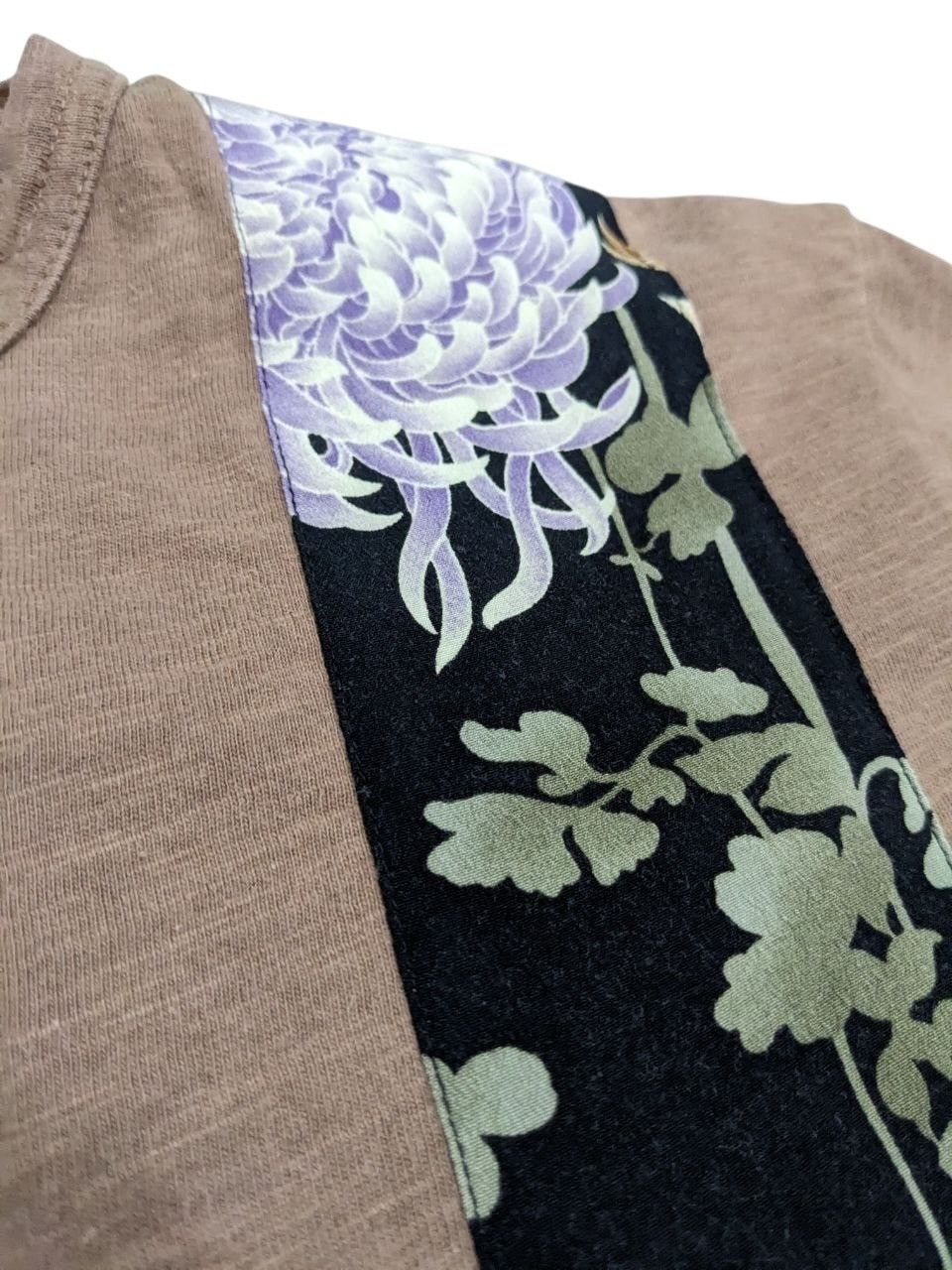 Japanese Brand ONIWA SOTO SUN SURF HAWAII ALOHA WOODEN BUTTON UP HYBRID TEE Size US M / EU 48-50 / 2 - 7 Thumbnail