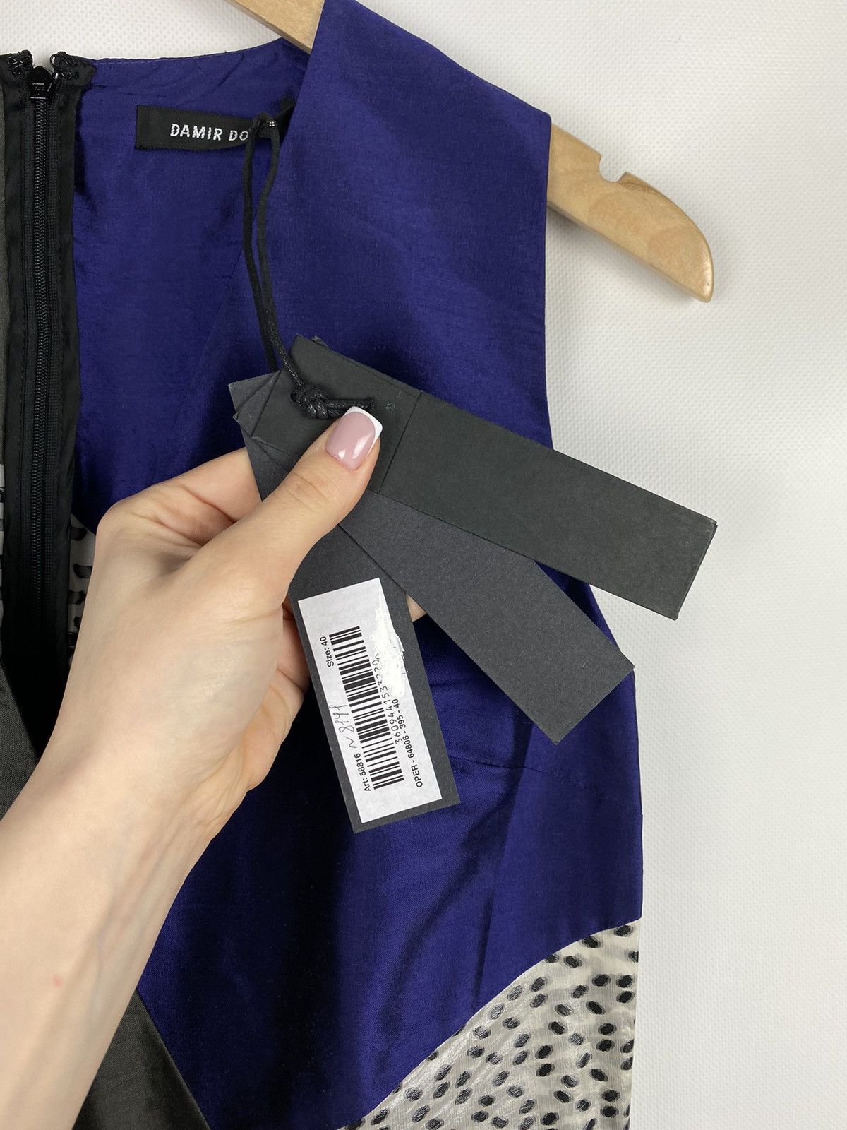 Damir Doma BNWT! Damir Doma ladies silk jumpuit overall size 40 / L Size 27" / US 4 / IT 40 - 9 Thumbnail
