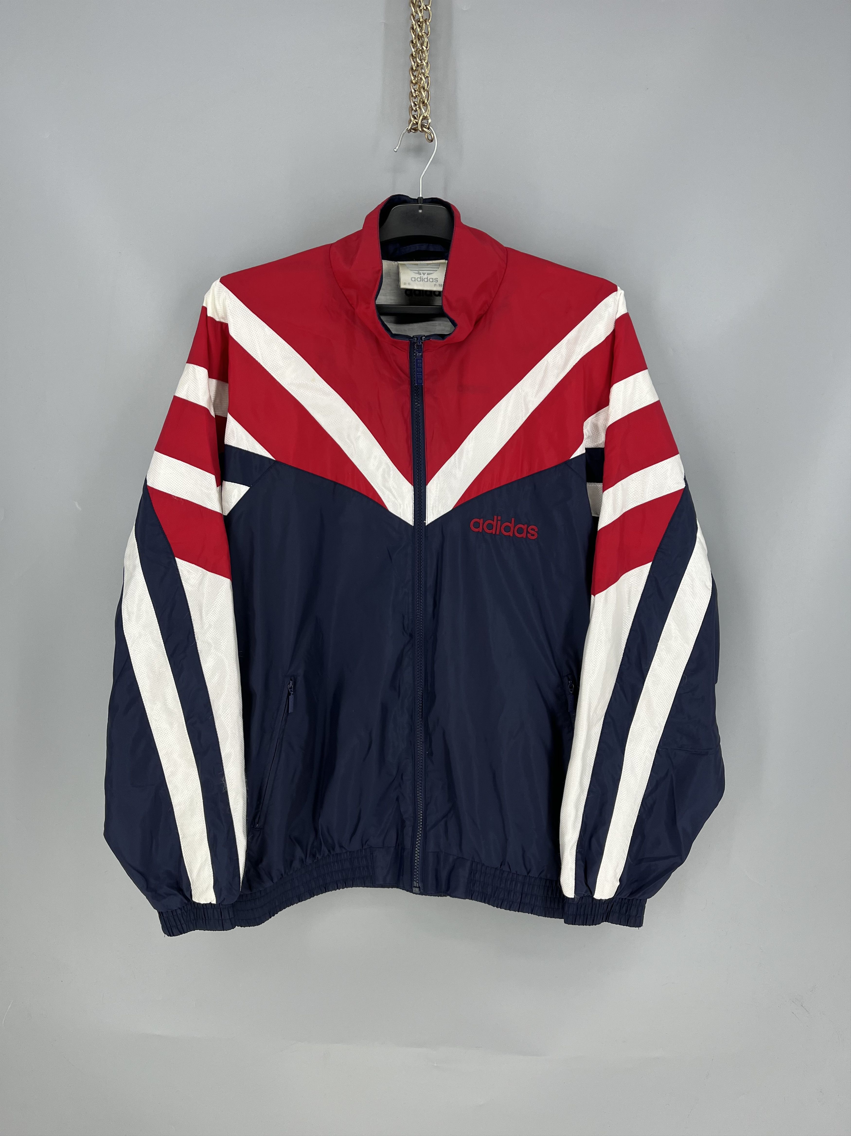 Vintage 90’s adidas RETRO Y2K BIG logo TRACK JACKET Size US M / EU 48-50 / 2 - 2 Thumbnail