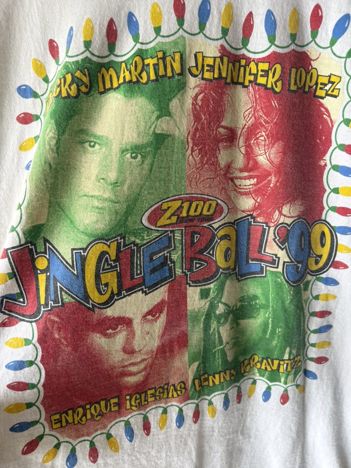 Band Tees 1999 Jingle Ball Concert Long Sleeve T-Shirt Size US L / EU 52-54 / 3 - 3 Thumbnail