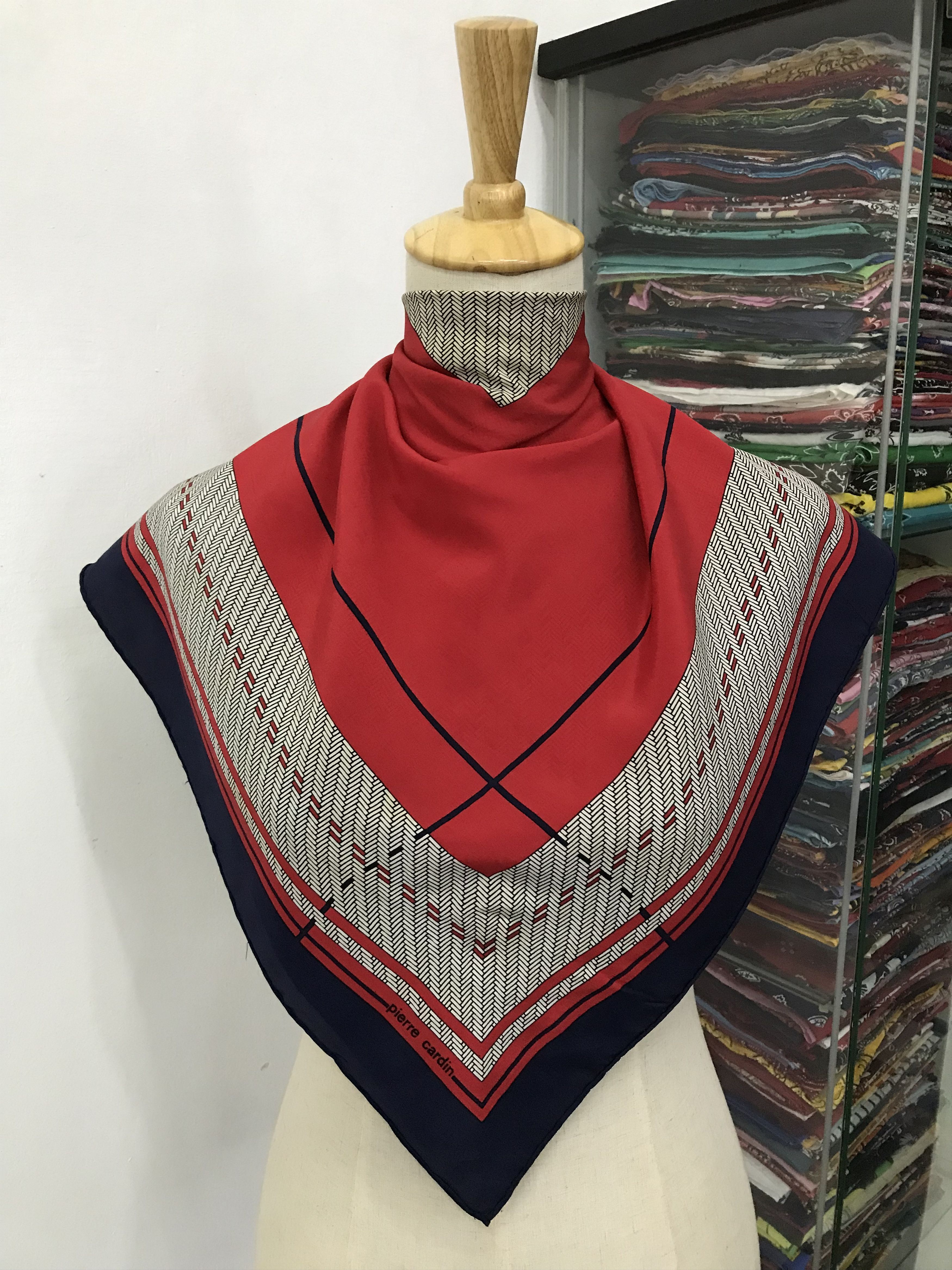 Pierre Cardin Vintage Pierre Cardin Silk Scarf Size ONE SIZE - 1 Thumbnail