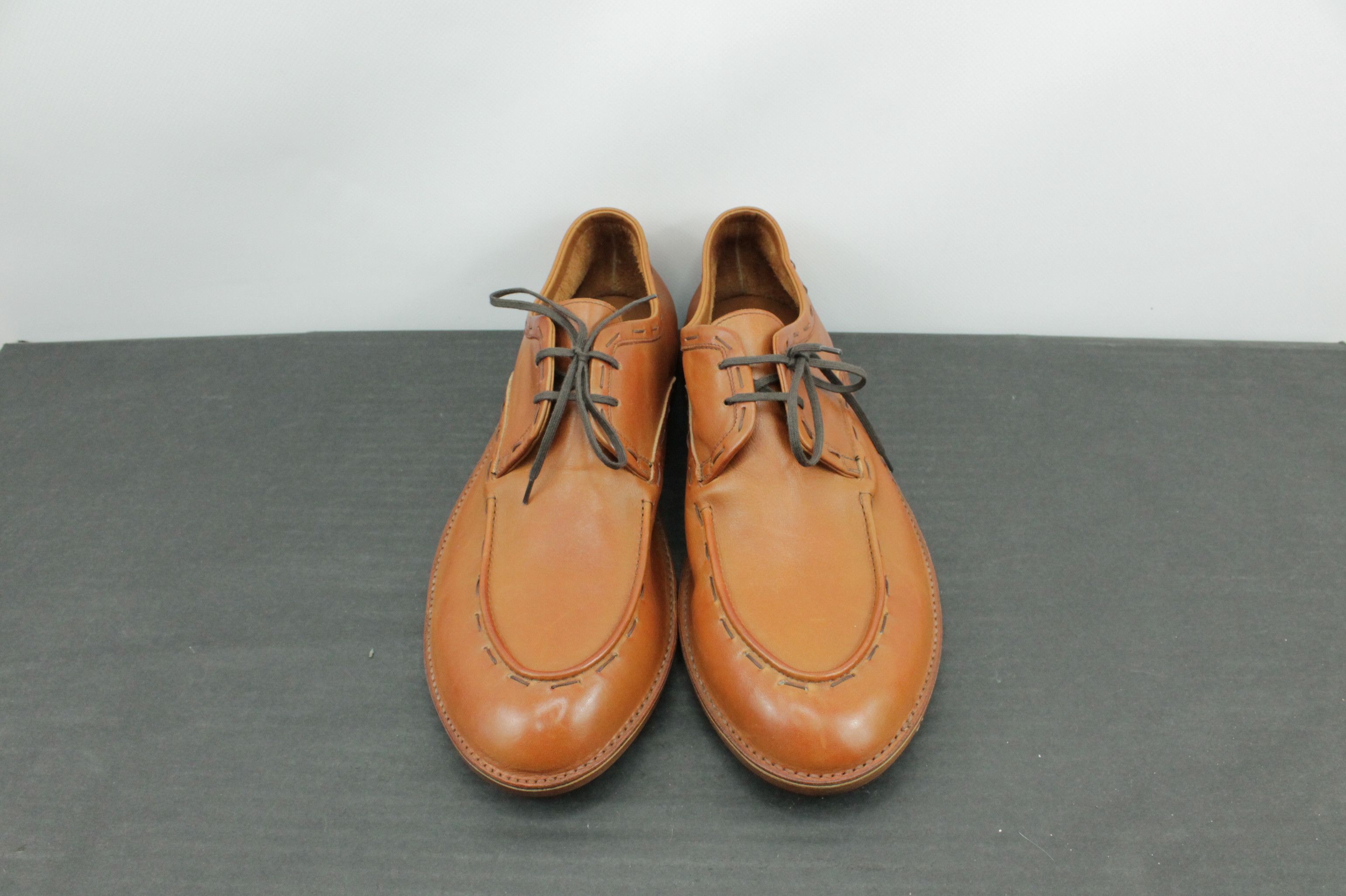 Armando Cabral Armando Cabral Brown Leather Leonard Derby Shoes Size US 12 / EU 45 - 7 Thumbnail