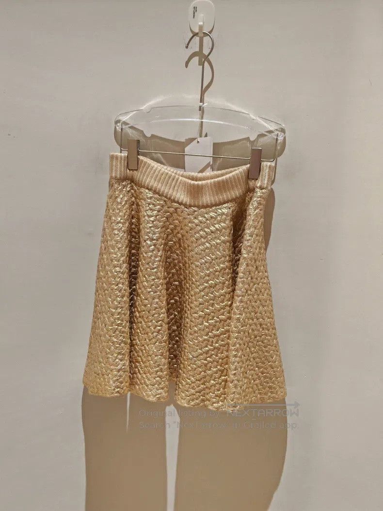 Valentino Valentino Gold skirt Size M / US 6-8 / IT 42-44 - 2 Thumbnail