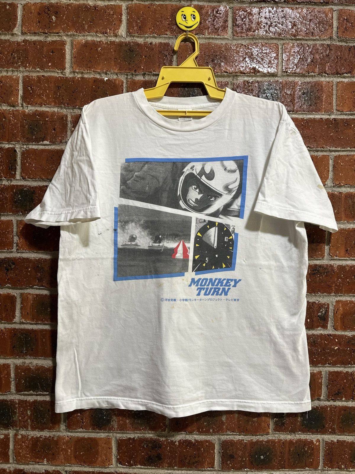 Anime × Japanese Brand × Vintage Vintage Monkey Turn Anime Faded Tee Size US L / EU 52-54 / 3 - 1 Thumbnail