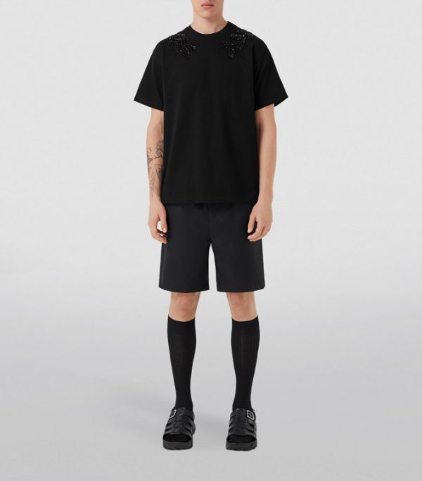 Burberry o1w1db10824 Oak Leaf Crest T-Shirt in Black Size US XL / EU 56 / 4 - 5 Thumbnail