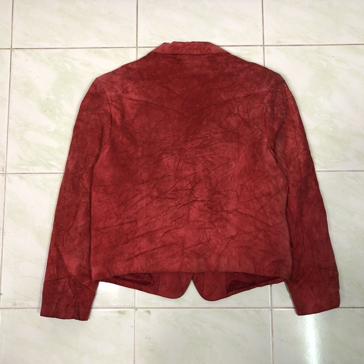 Japanese Brand Vintage Biker Leather Jacket Flandre Japan Issey Miyake Size US M / EU 48-50 / 2 - 2 Thumbnail