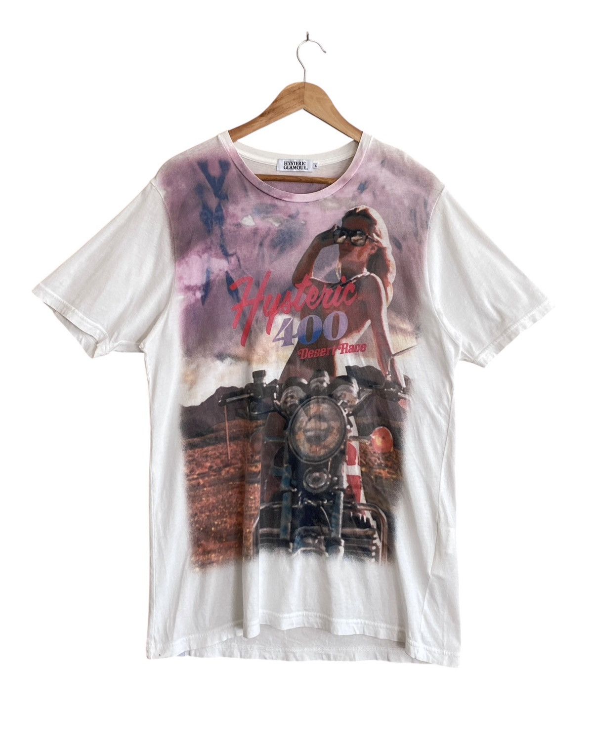Very Rare Vintage Hysteric Glamour Overprint T-shirt 2000s