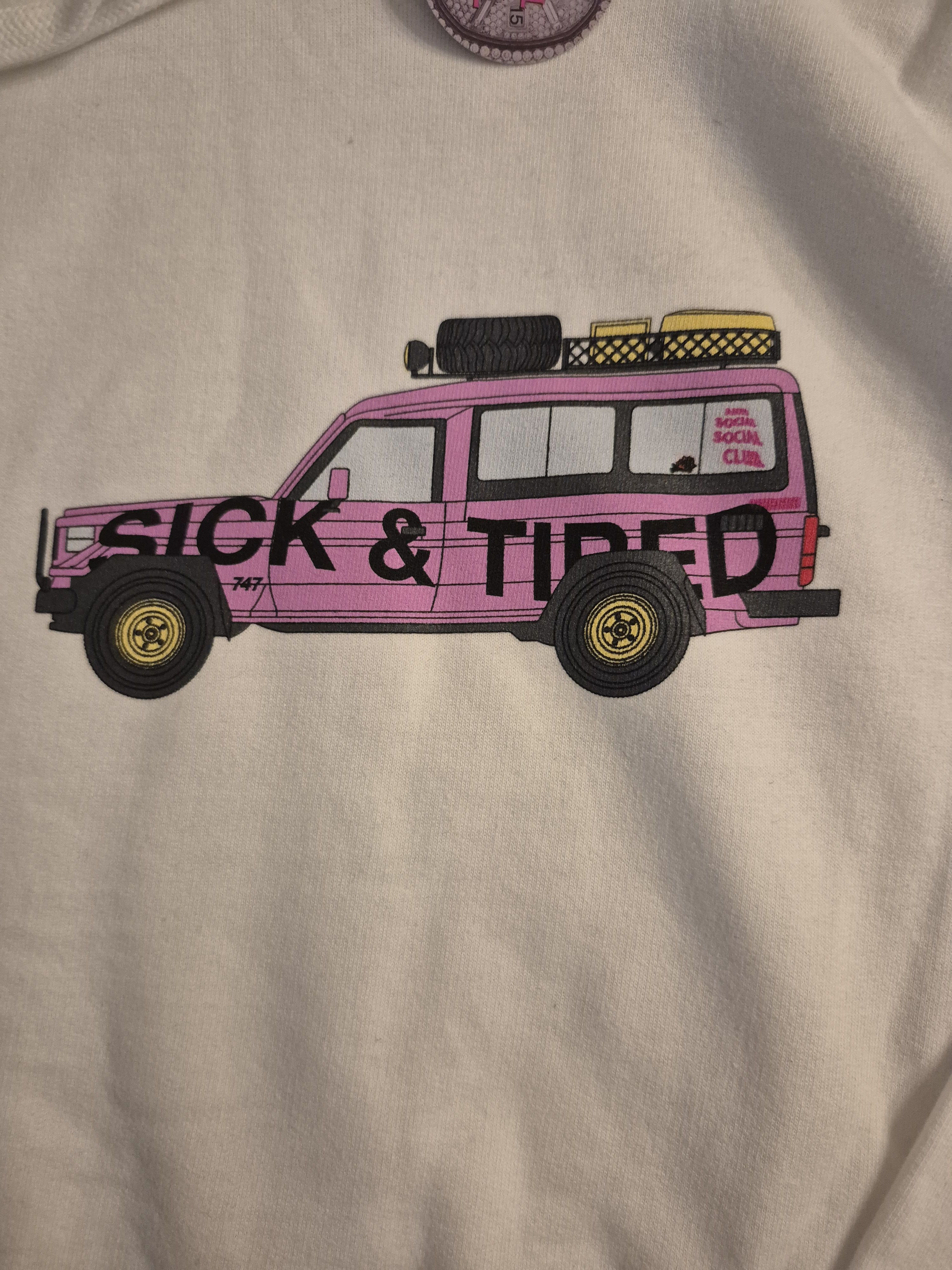 Anti Social Social Club Anti Social Social Club "Sick and Tired" Hoodie Size Medium Size US M / EU 48-50 / 2 - 2 Thumbnail