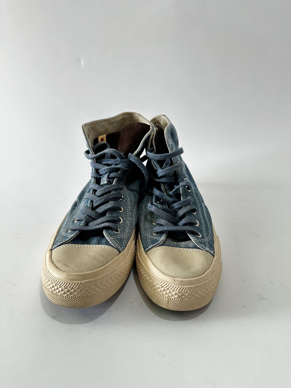 Visvim Visvim Skagway blue denim high top sneakers size 9 us Size US 9 / EU 42 - 4 Thumbnail
