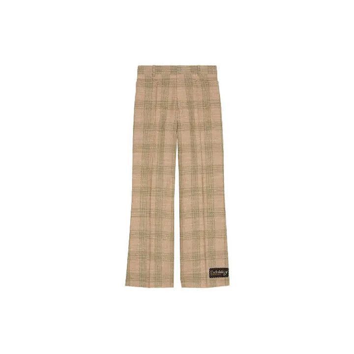 Gucci Gucci FW21 Plaid Linen Pants for Women-2507 Size 35" - 7 Thumbnail