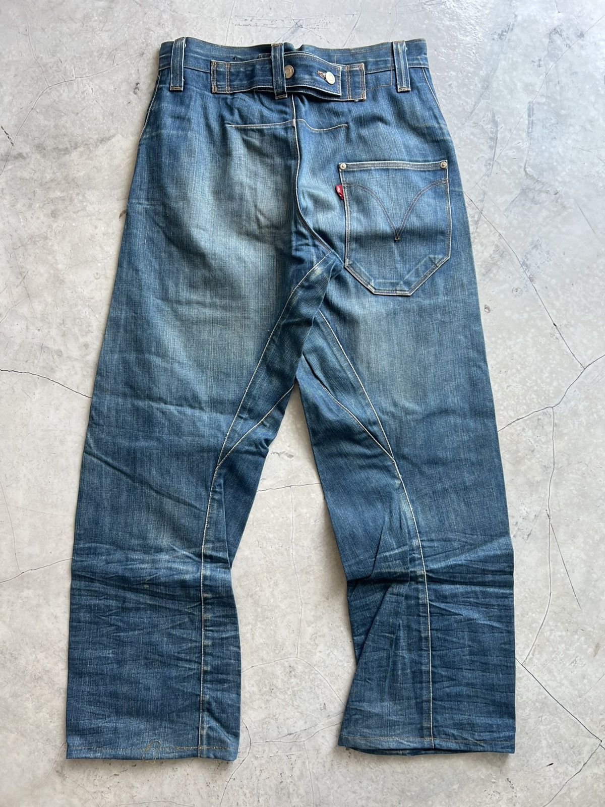 Levi's Levis Engineered Jeans Buckle Back Tag W28 Actual 30x30 Size US 28 / EU 44 - 5 Thumbnail
