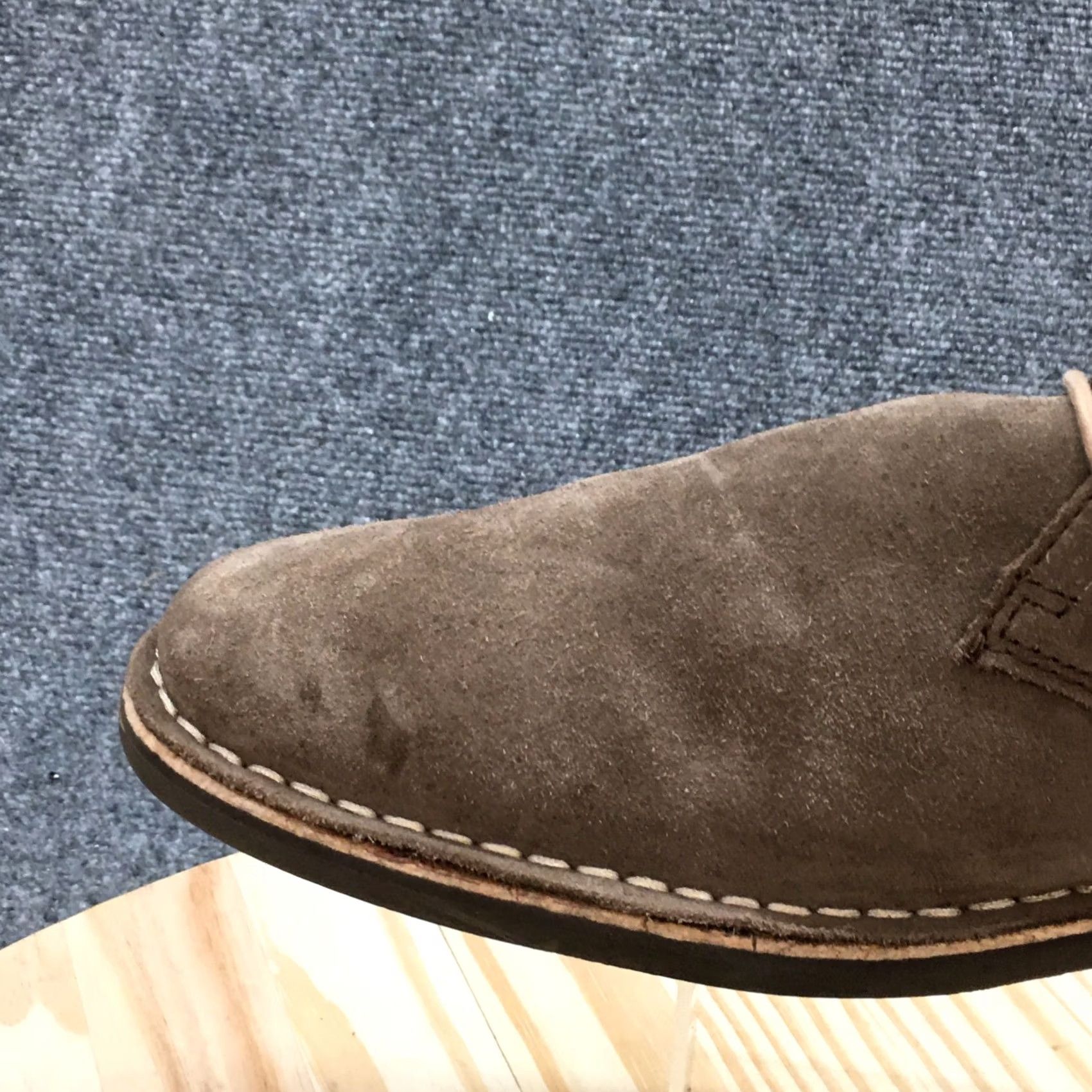 Kenneth Cole Kenneth Cole Reaction Boots Mens 13 Desert Sun Chukka Brown Leather Lace Up Size US 13 / EU 46 - 4 Thumbnail