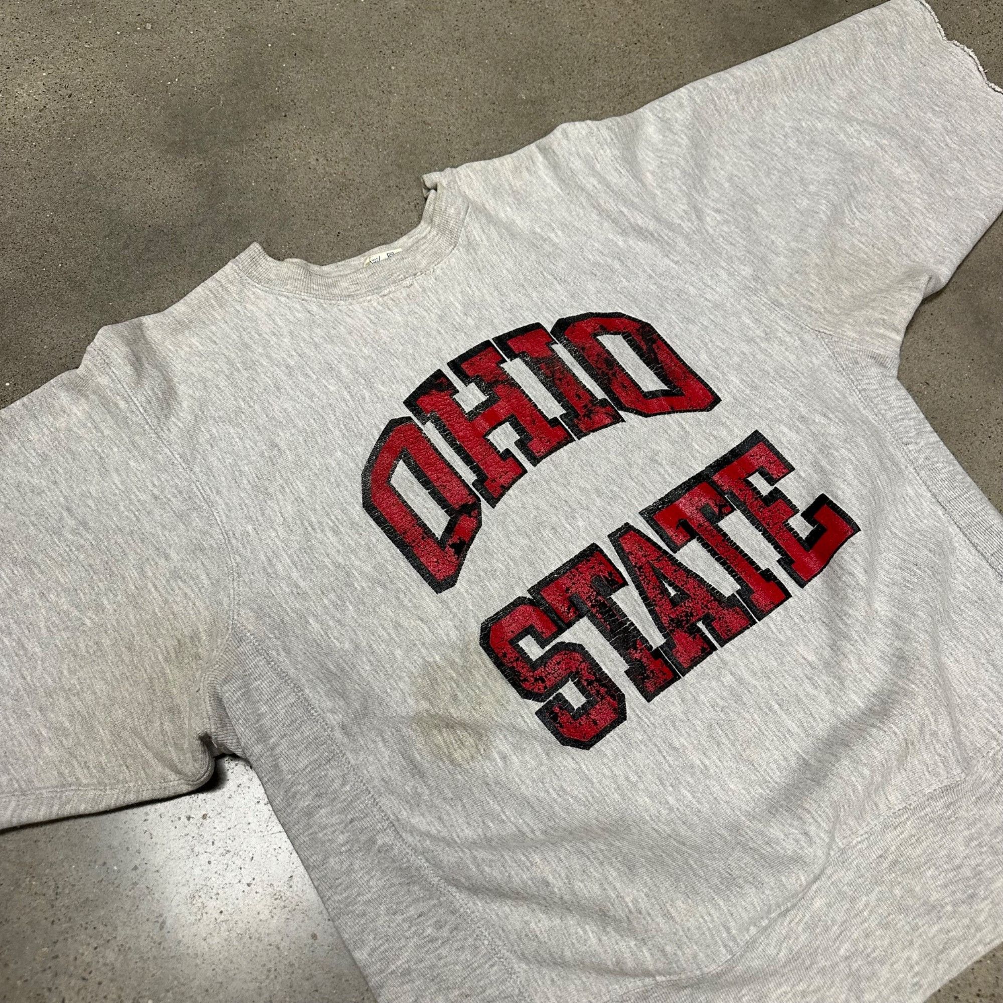 Champion × Vintage Vintage 80s Champion Reverse Weave Warmup Ohio State Sweatsh Size US L / EU 52-54 / 3 - 4 Thumbnail