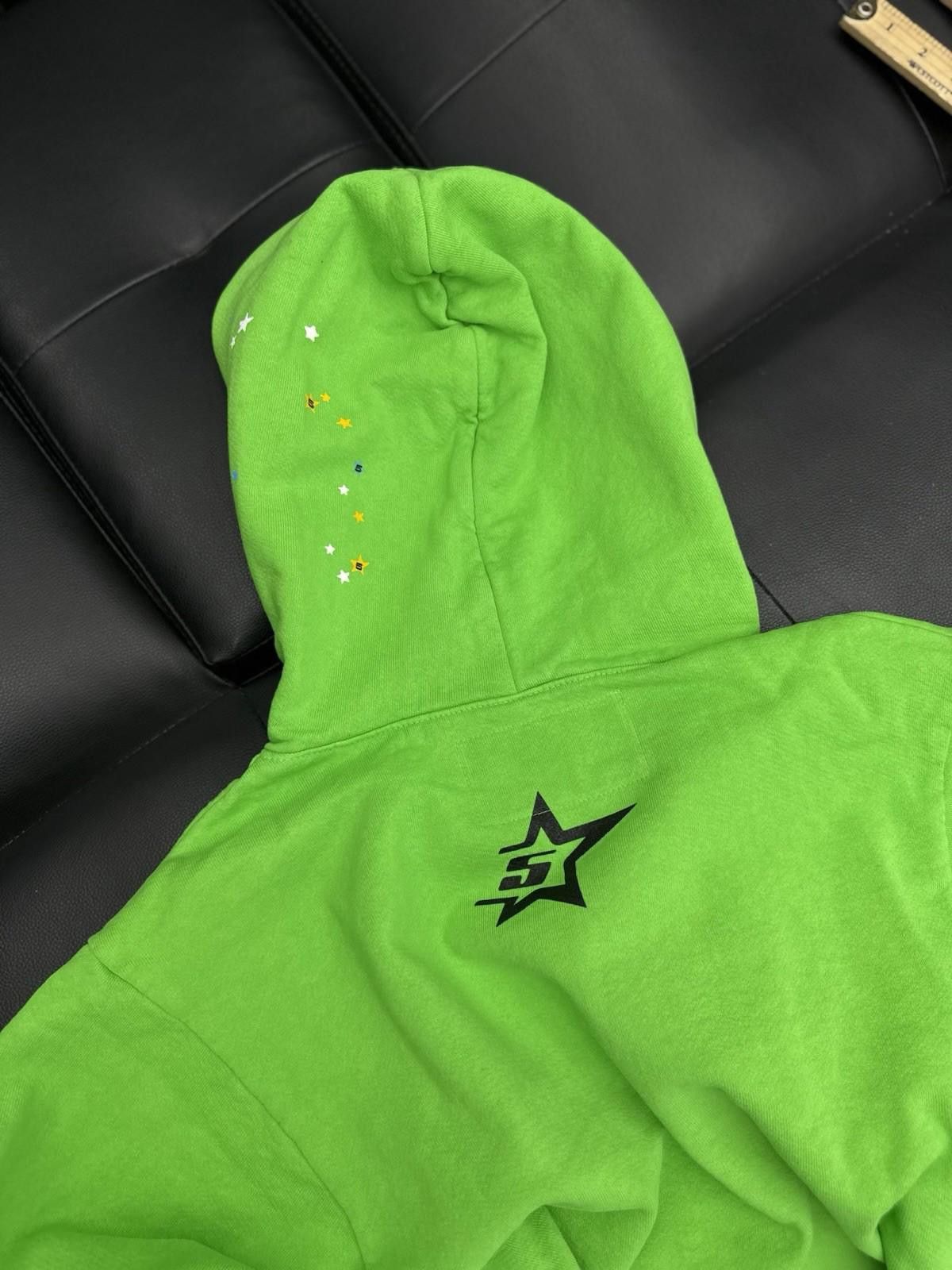 Sp5der Sp5der Worldwide Green Slime Stone Crystal Hoodie Size (S) Size US S / EU 44-46 / 1 - 10 Thumbnail