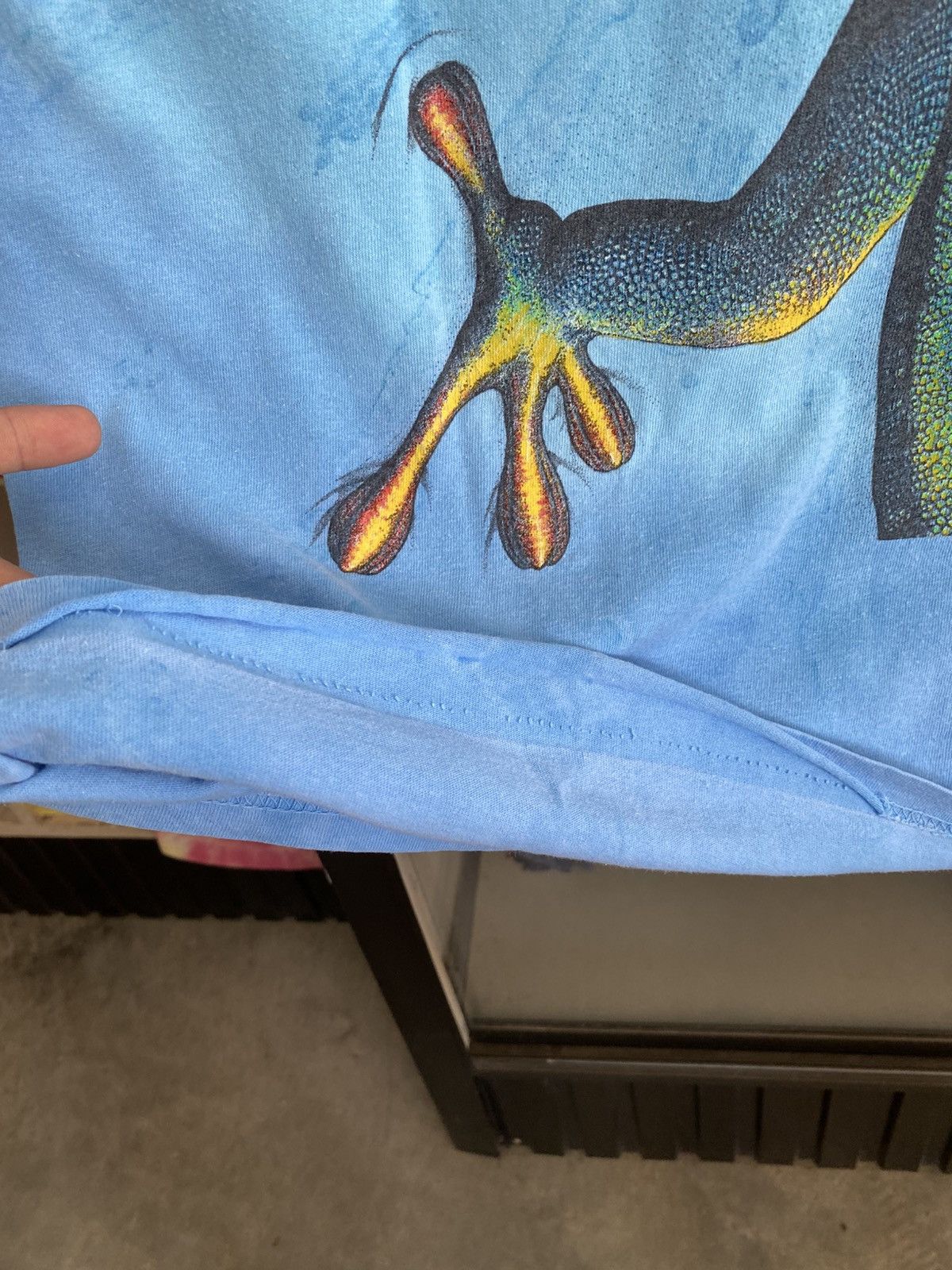Habitat × Vintage Vintage Habitat Leopard Gecko Tie Dye Shirt Size US XL / EU 56 / 4 - 12 Thumbnail