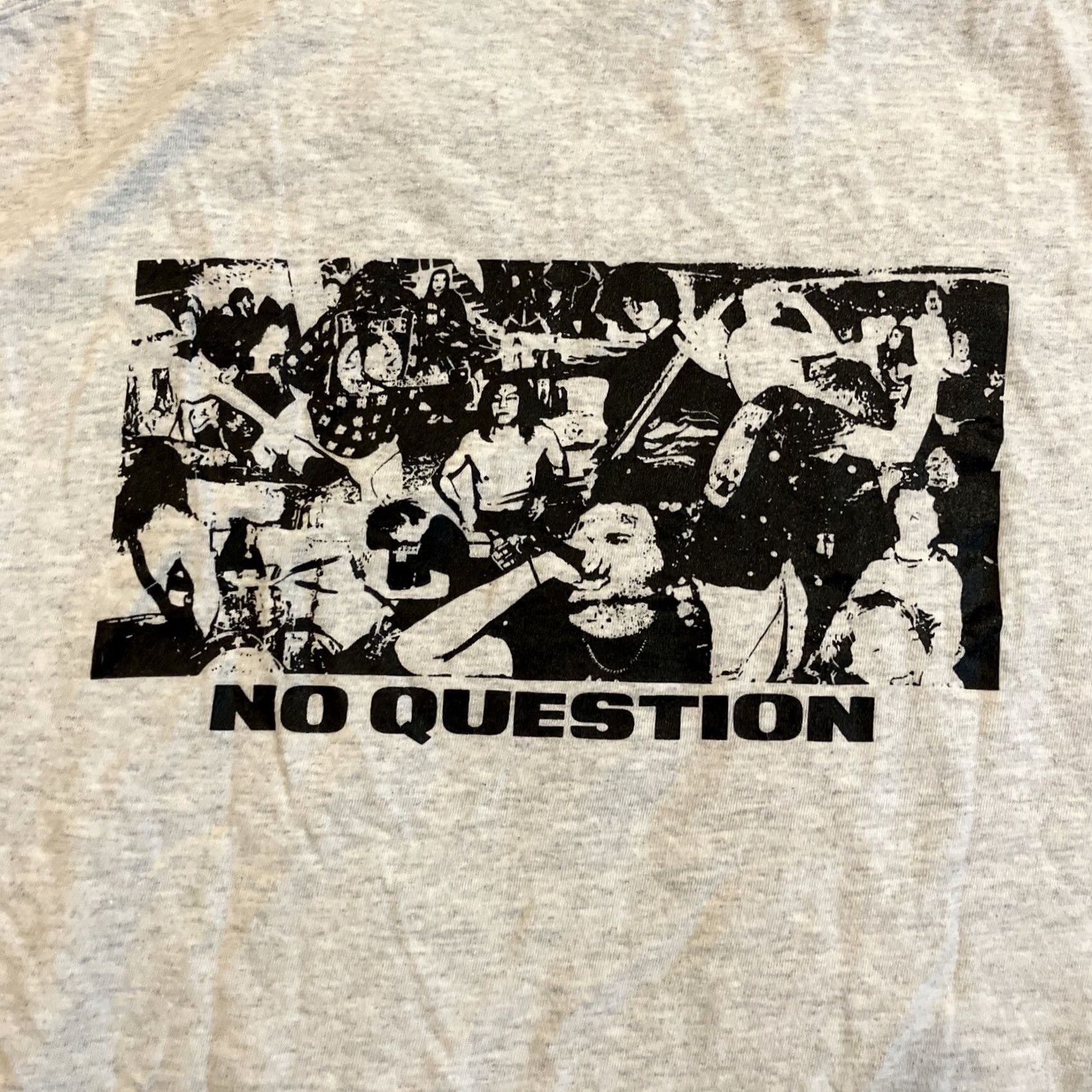 Gildan VINTAGE Rare - PINK MIST BAND - No Question - Double Sided T Shirt - Heavy Metal - Large Mens Shirt Size US L / EU 52-54 / 3 - 5 Thumbnail
