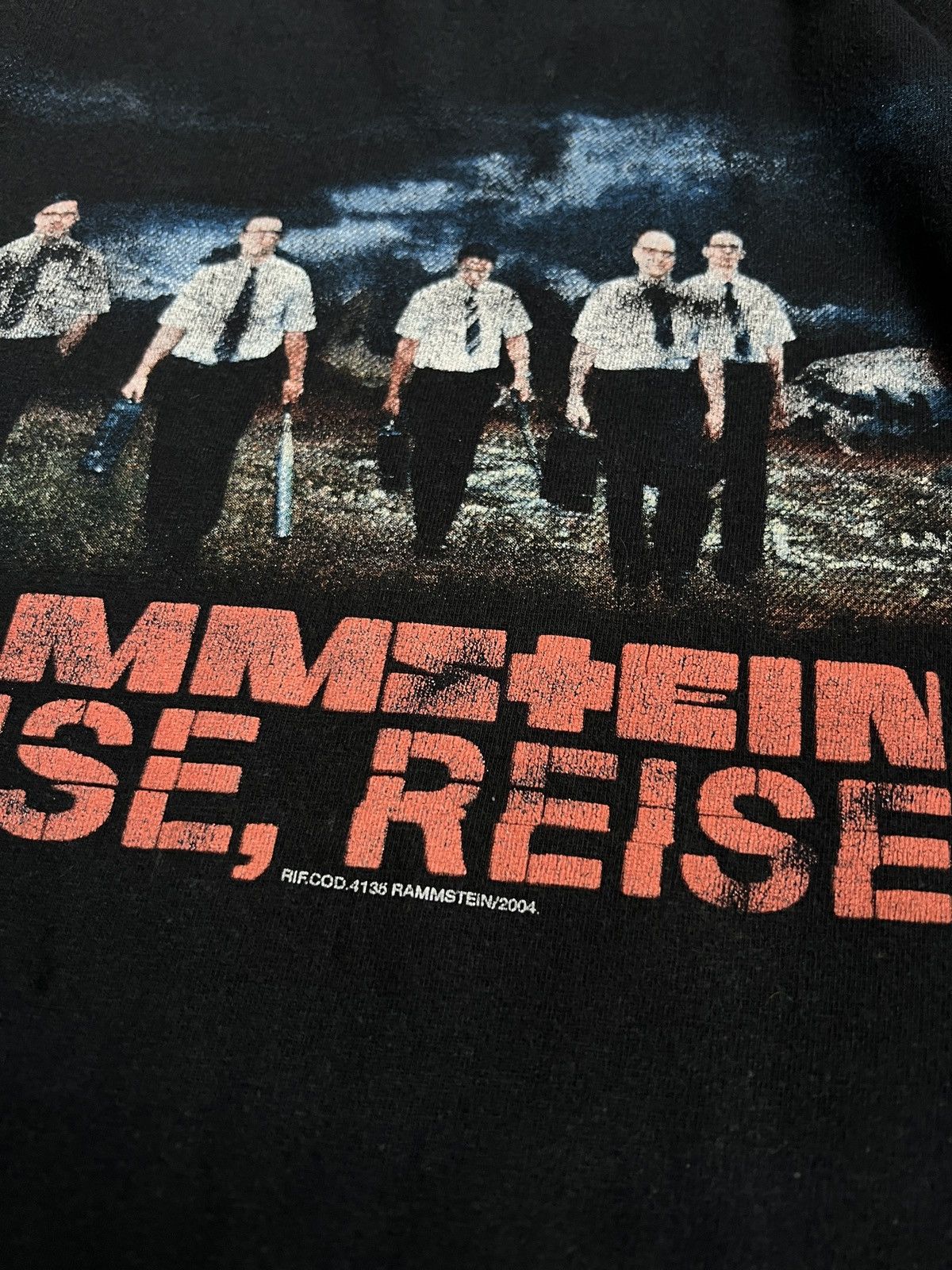 Band Tees Vintage Rammstein Reise Reise 2004 t shirt Size US L / EU 52-54 / 3 - 3 Thumbnail