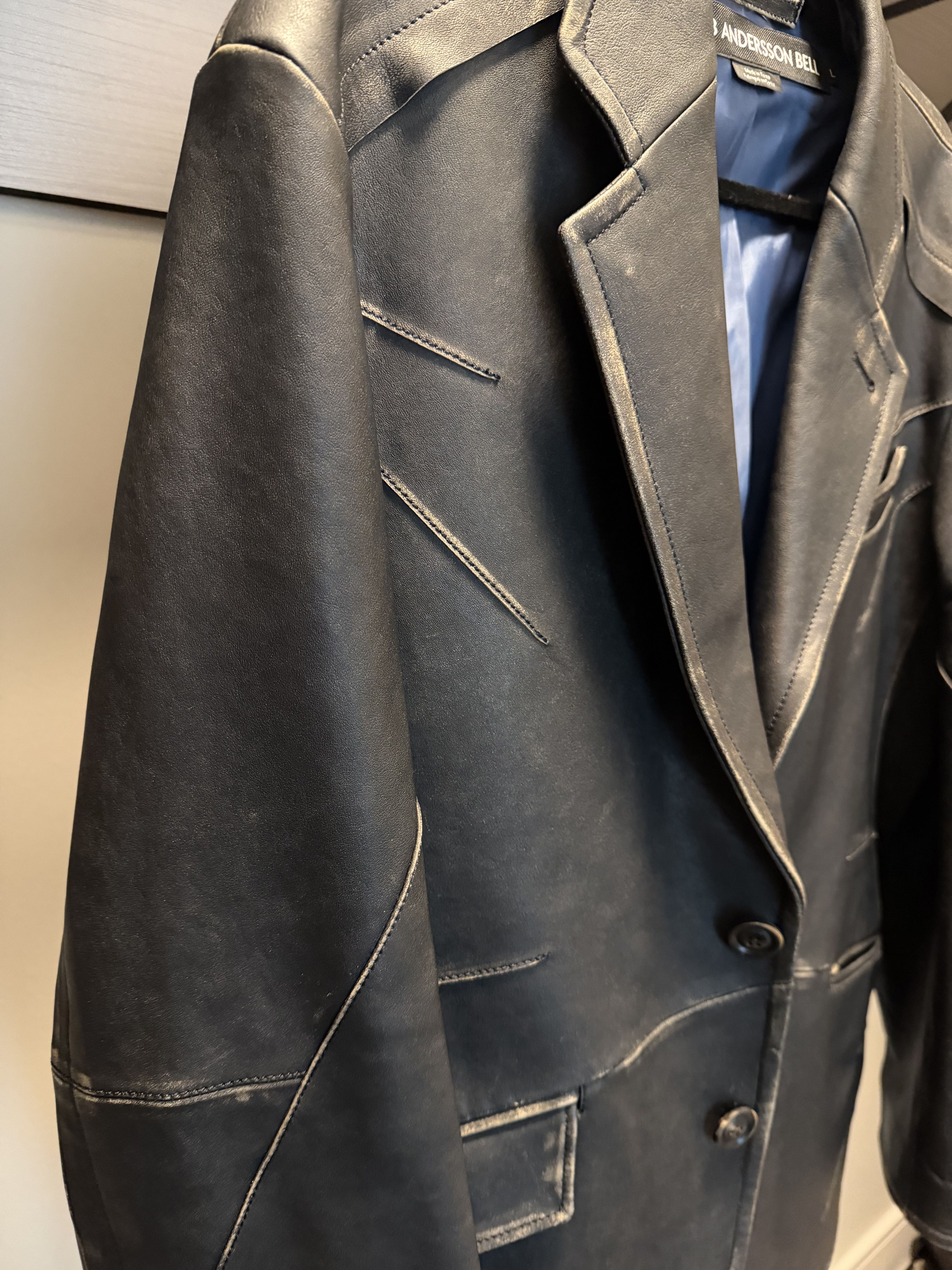 Andersson Bell Black Hyde Leather Jacket Size US L / EU 52-54 / 3 - 2 Thumbnail